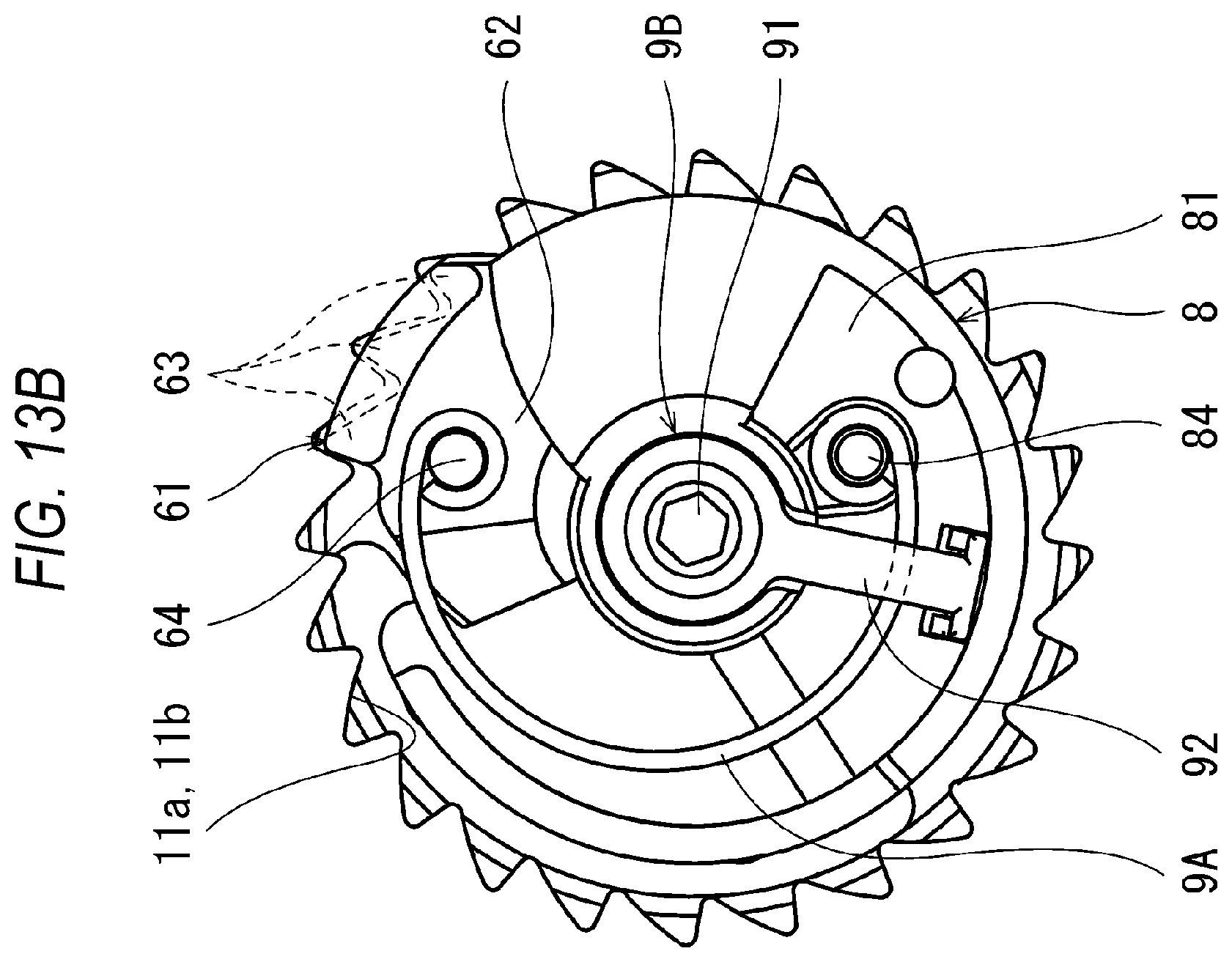 Patent US12139099 Figure 14 – Seat belt retractor