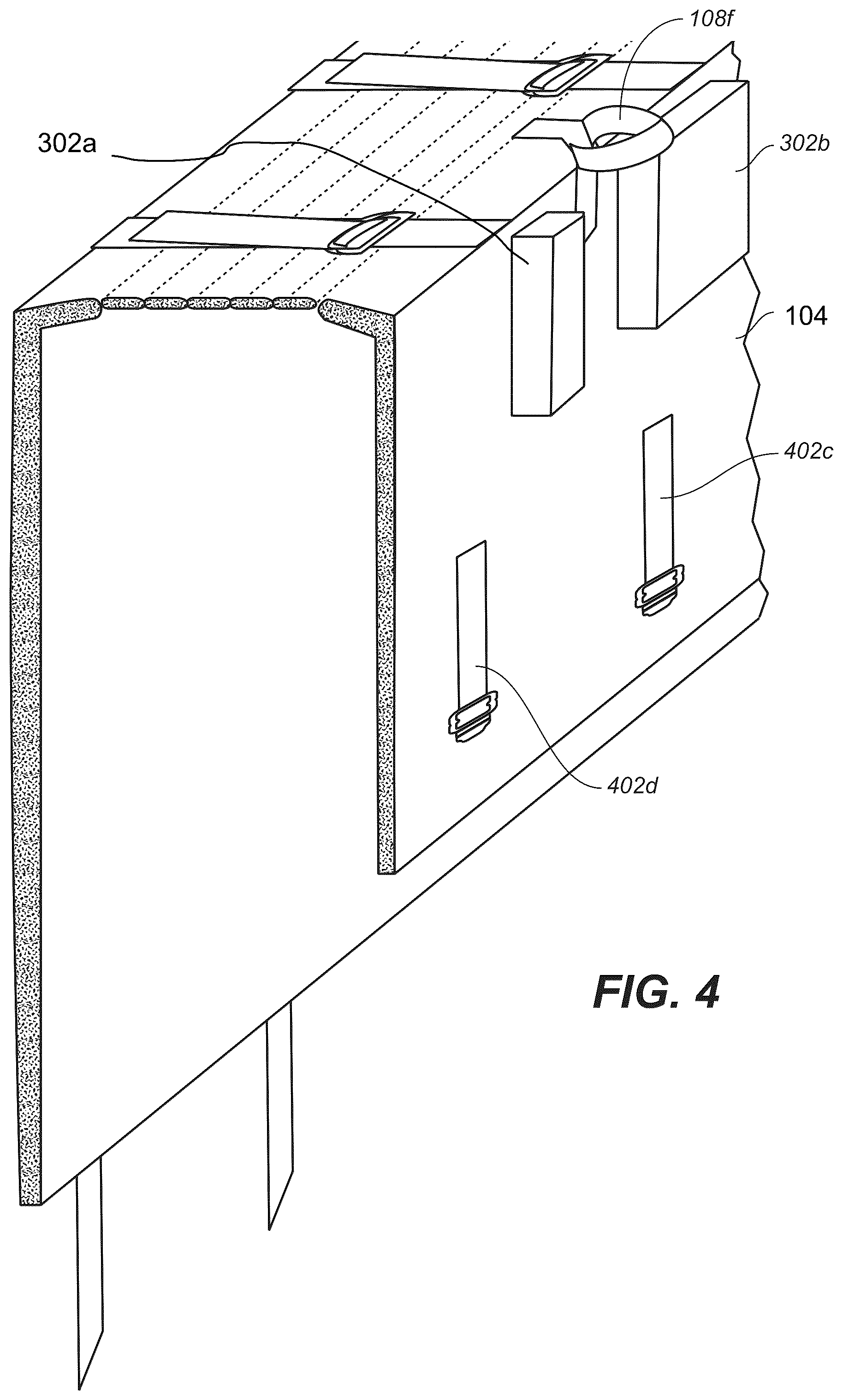 Patent US12139105 Figure 4 – Tailgate pad