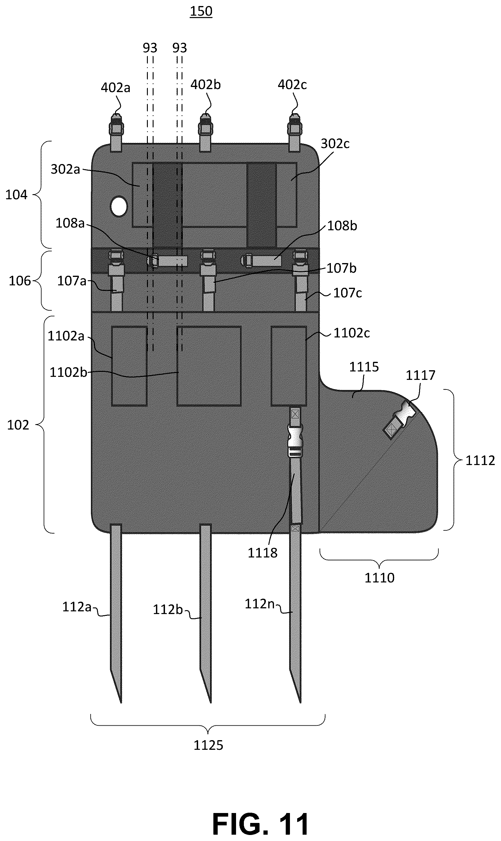 Patent US12139105 Figure 11 – Tailgate pad