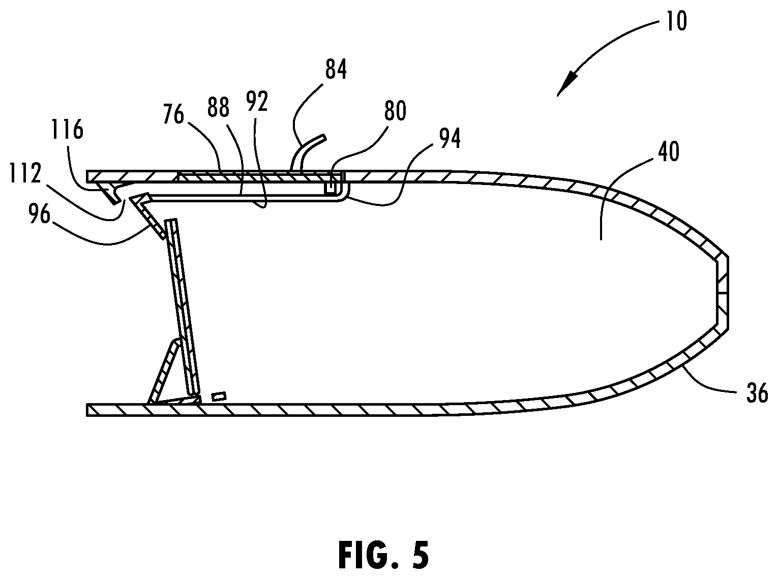 Patent US12139107 Figure 3 – Adjustable air scoop for lens cleaning