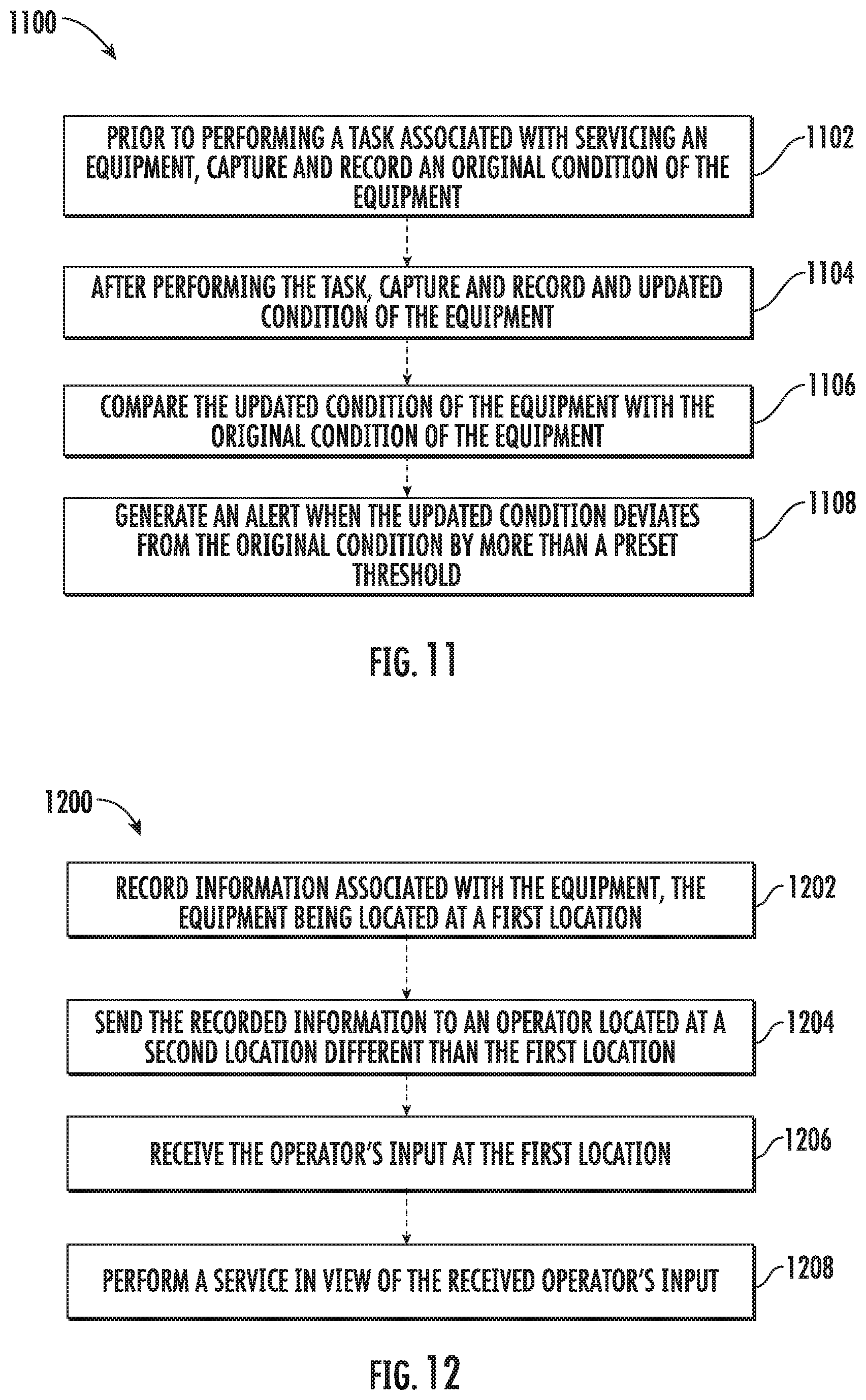 Patent US12139109 Figure 8 – Systems and methods of servicing equipment