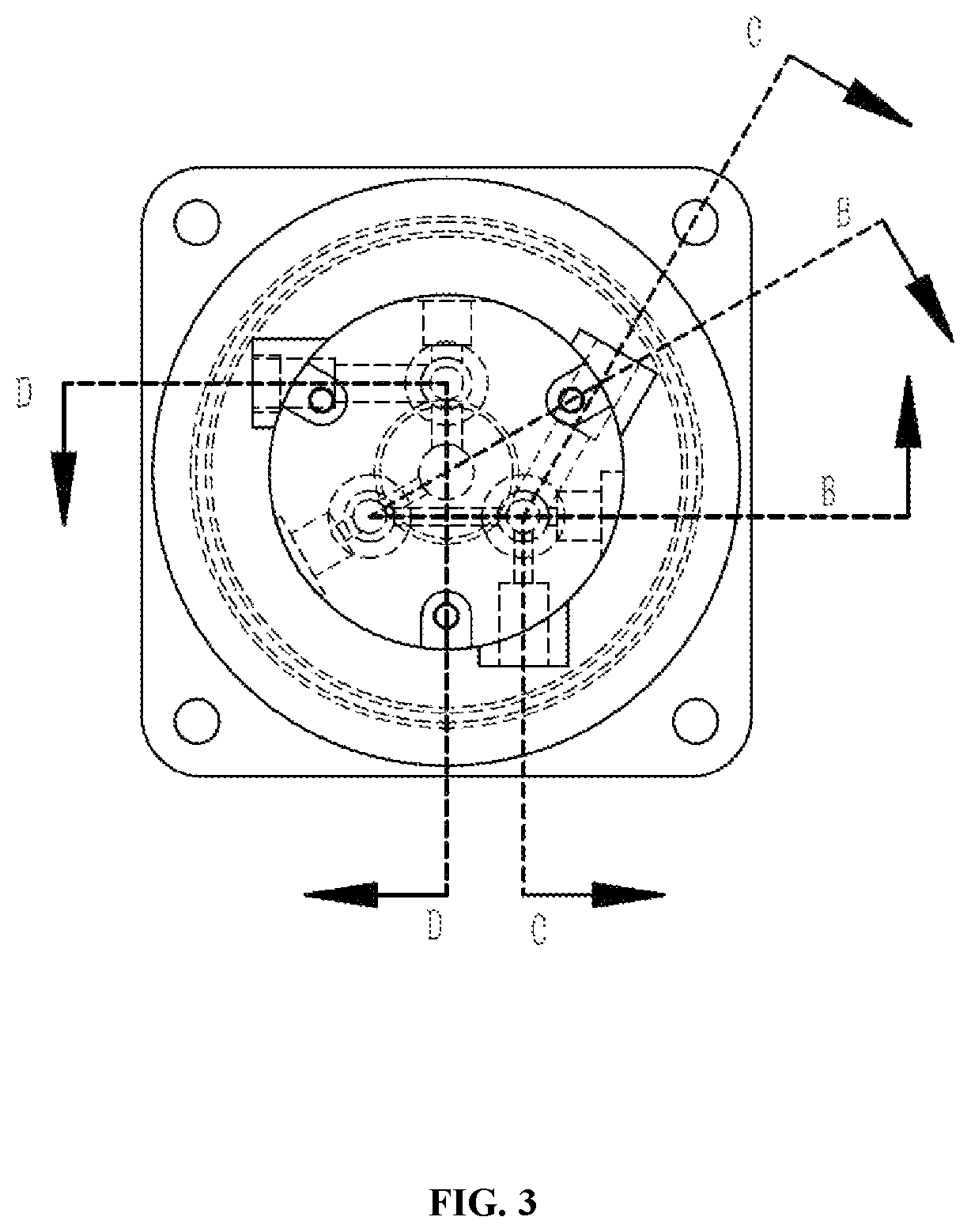Patent US12139113 Figure 3 – Automatic pressure regulating valve for multiple levels of driving automation of commercial vehicle and control method thereof
