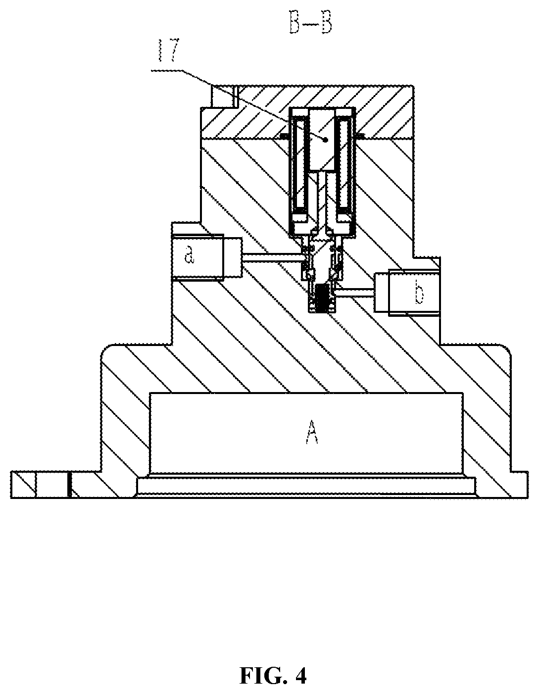Patent US12139113 Figure 4 – Automatic pressure regulating valve for multiple levels of driving automation of commercial vehicle and control method thereof