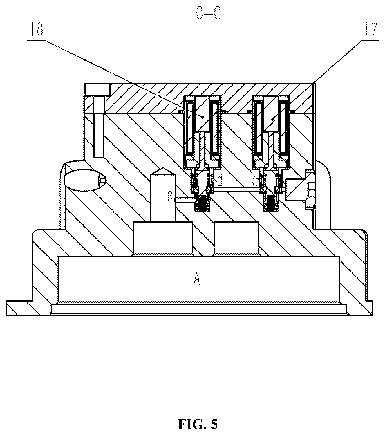 Patent US12139113 Figure 5 – Automatic pressure regulating valve for multiple levels of driving automation of commercial vehicle and control method thereof