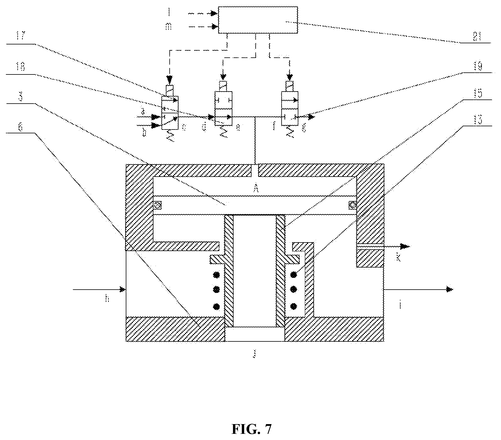 Patent US12139113 Figure 7 – Automatic pressure regulating valve for multiple levels of driving automation of commercial vehicle and control method thereof