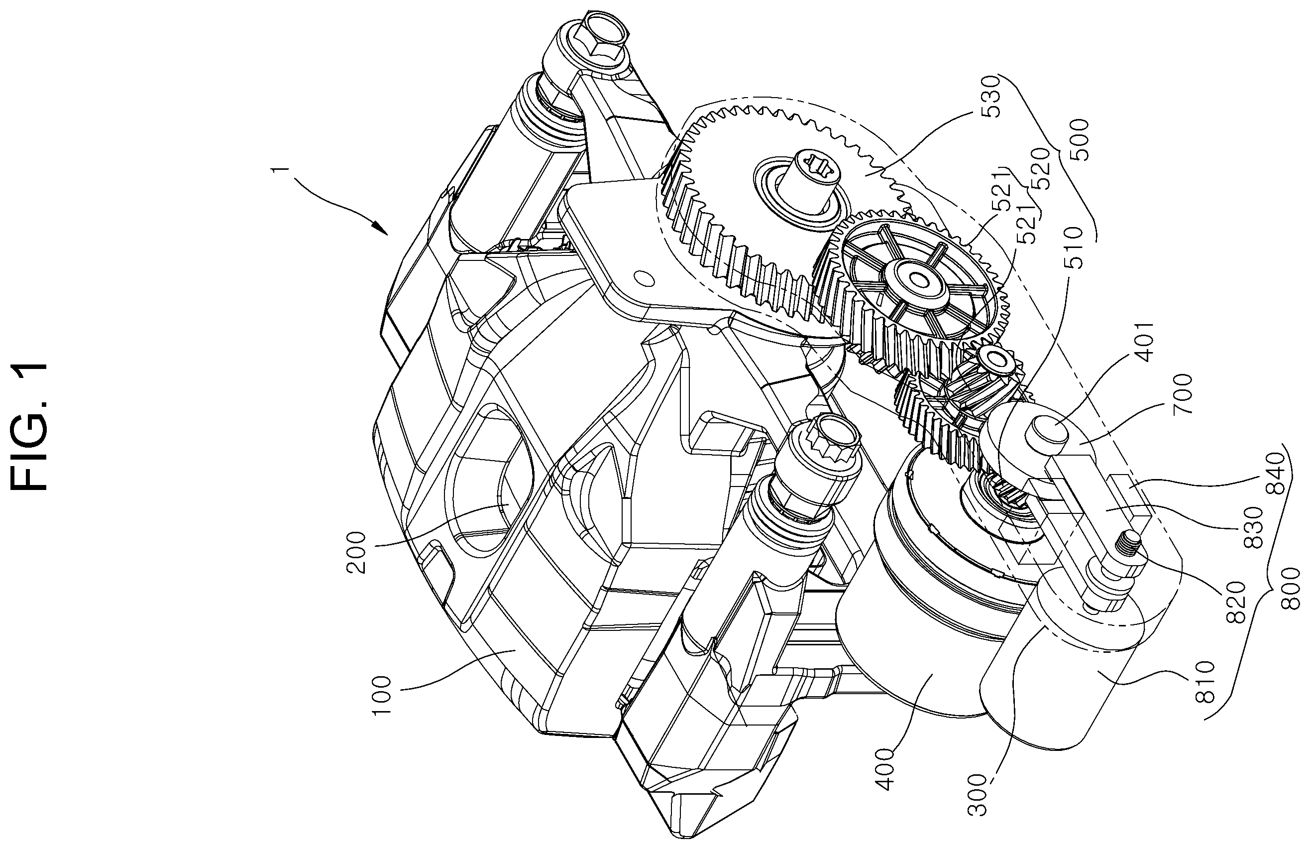 Patent US12139117 Figure 1 – Vehicle brake apparatus