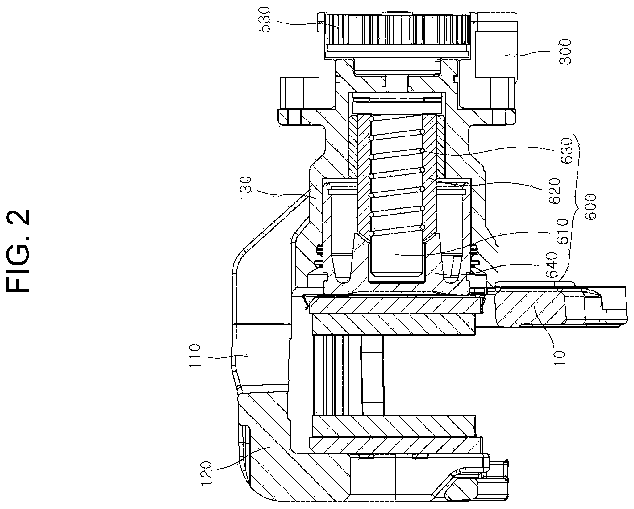 Patent US12139117 Figure 2 – Vehicle brake apparatus