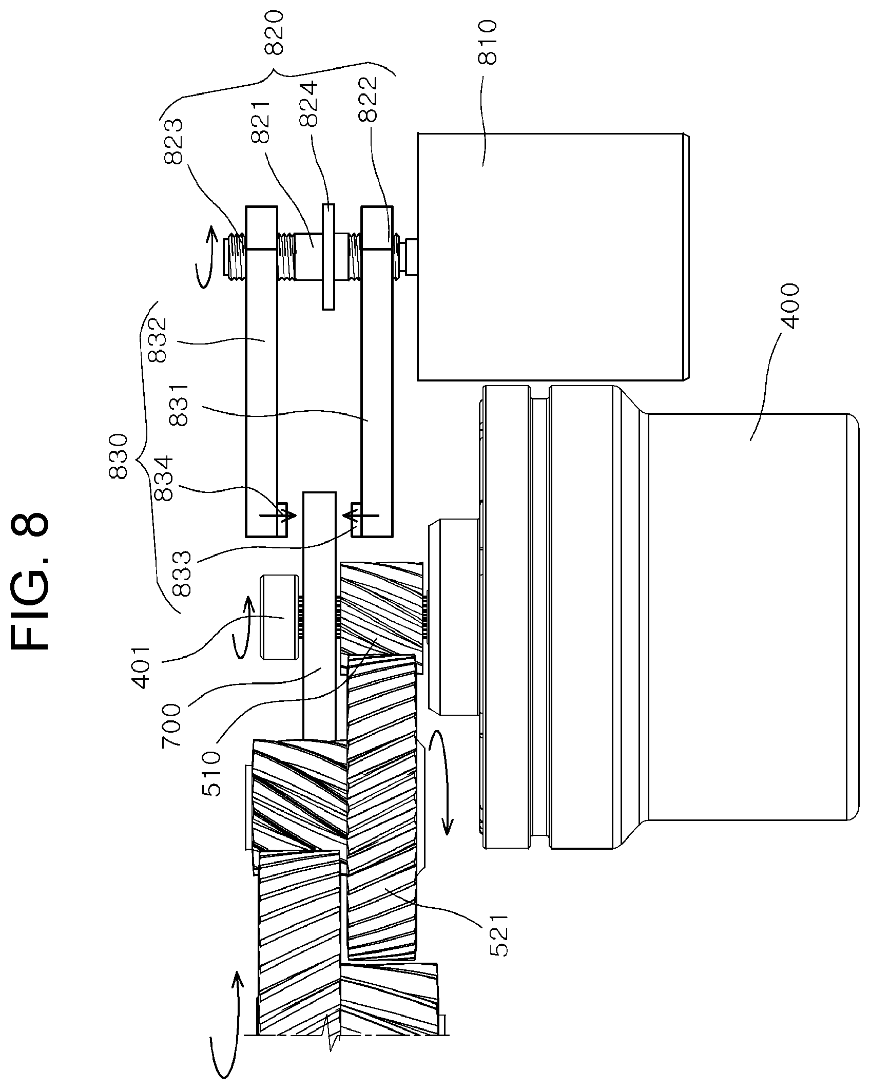 Patent US12139117 Figure 8 – Vehicle brake apparatus