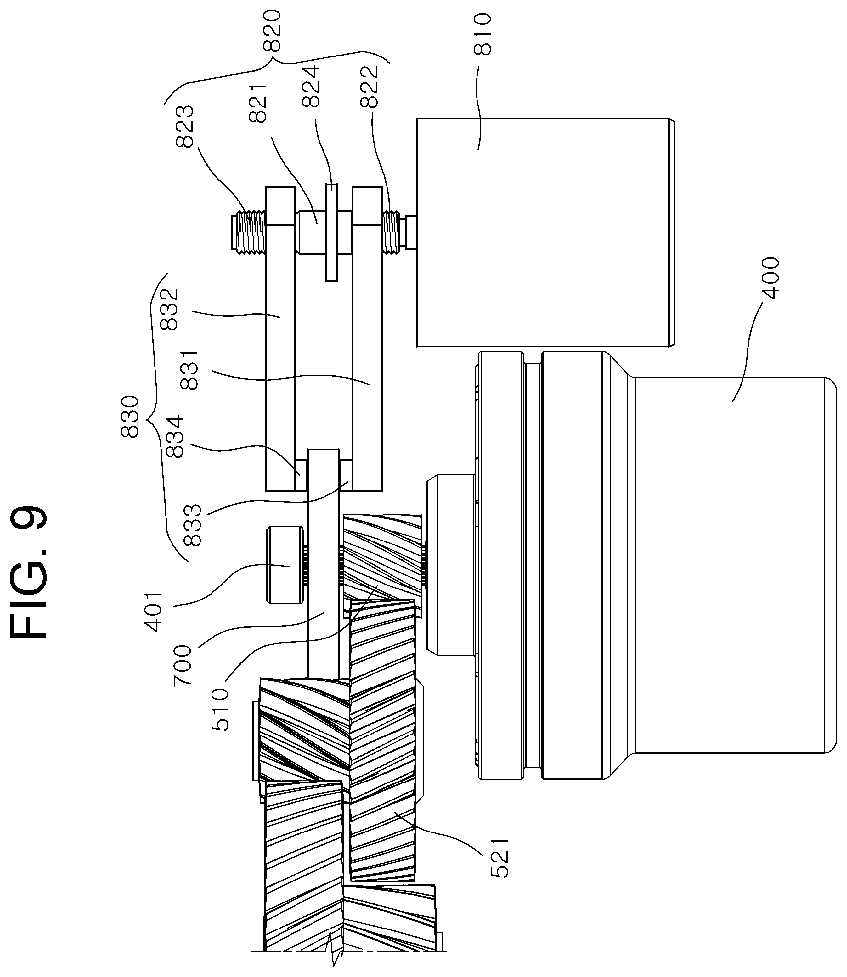 Patent US12139117 Figure 9 – Vehicle brake apparatus