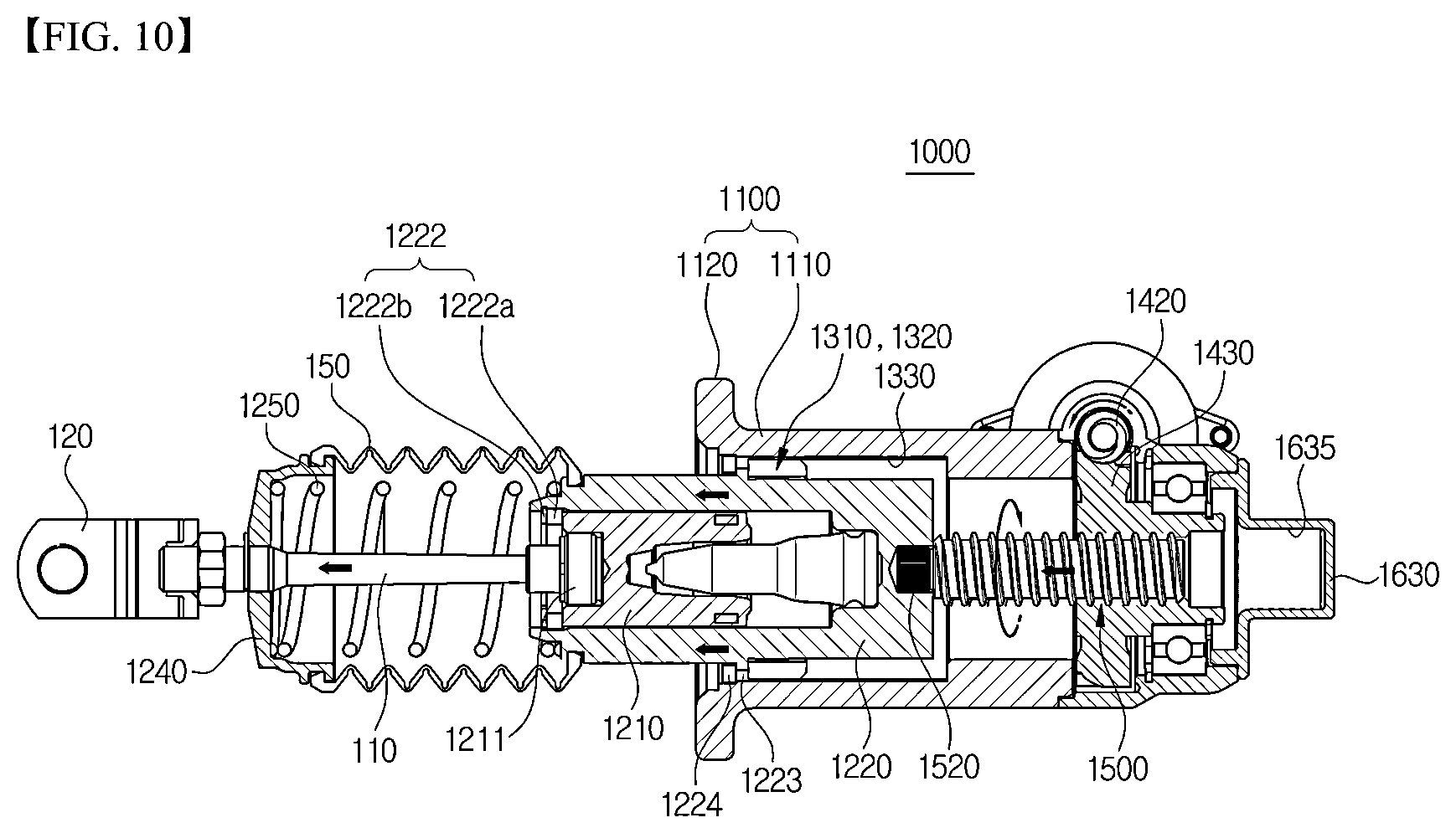 Patent US12139126 Figure 10 – Brake pedal movement device