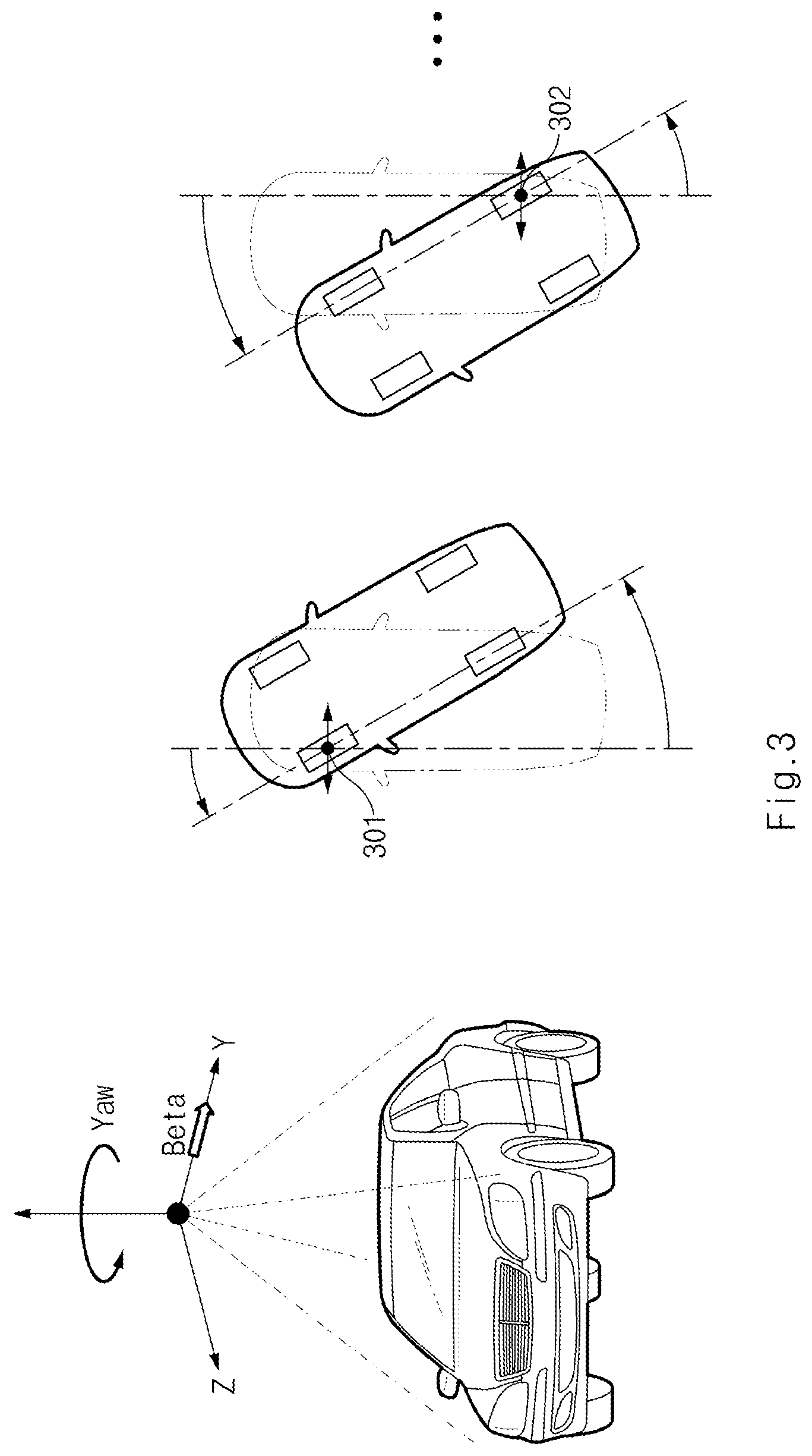 Patent US12139129 Figure 3 – Apparatus for controlling motion of vehicle and method thereof
