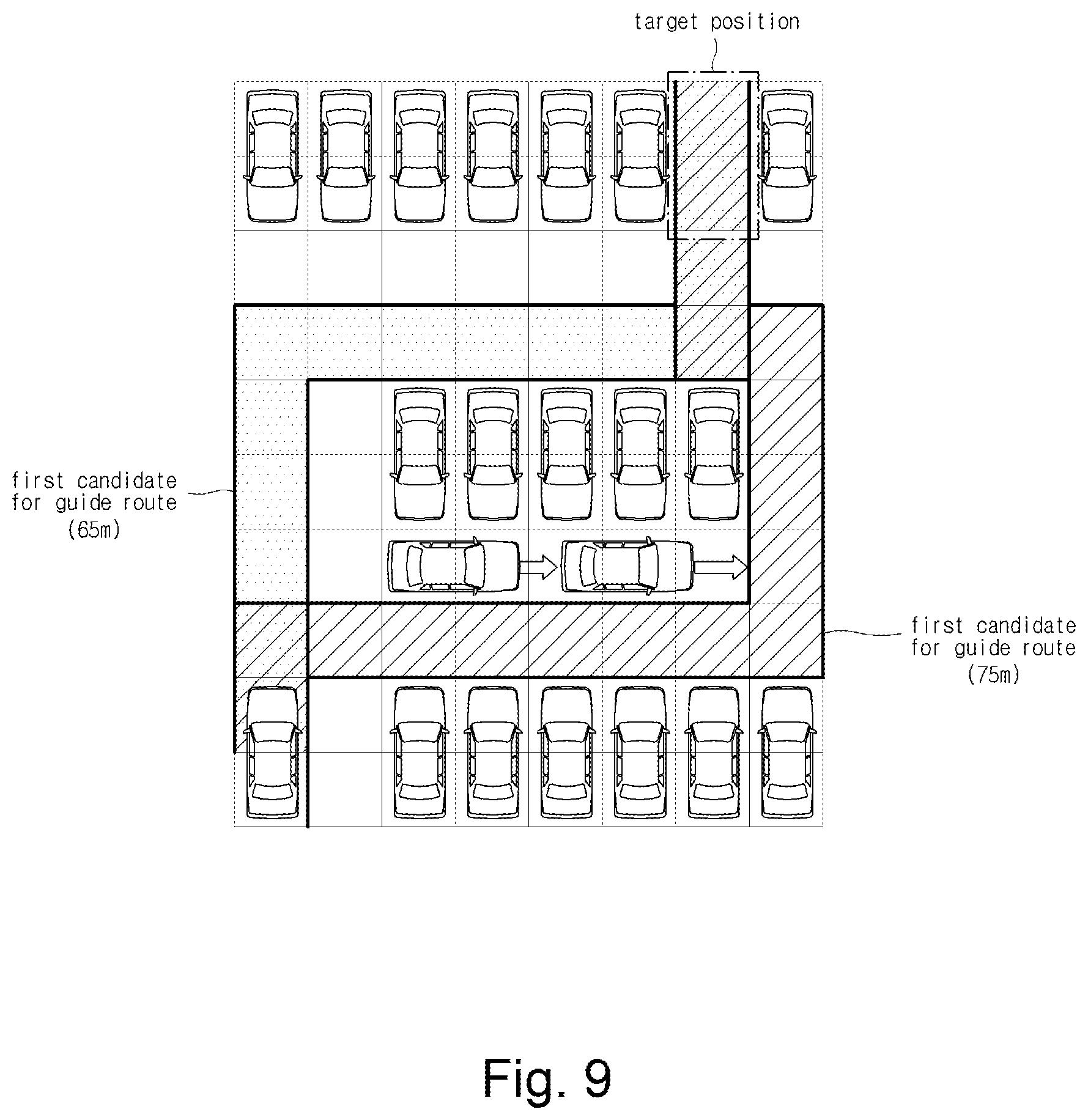 Patent US12139131 Figure 10 – System, method, infrastructure, and vehicle for automated valet parking