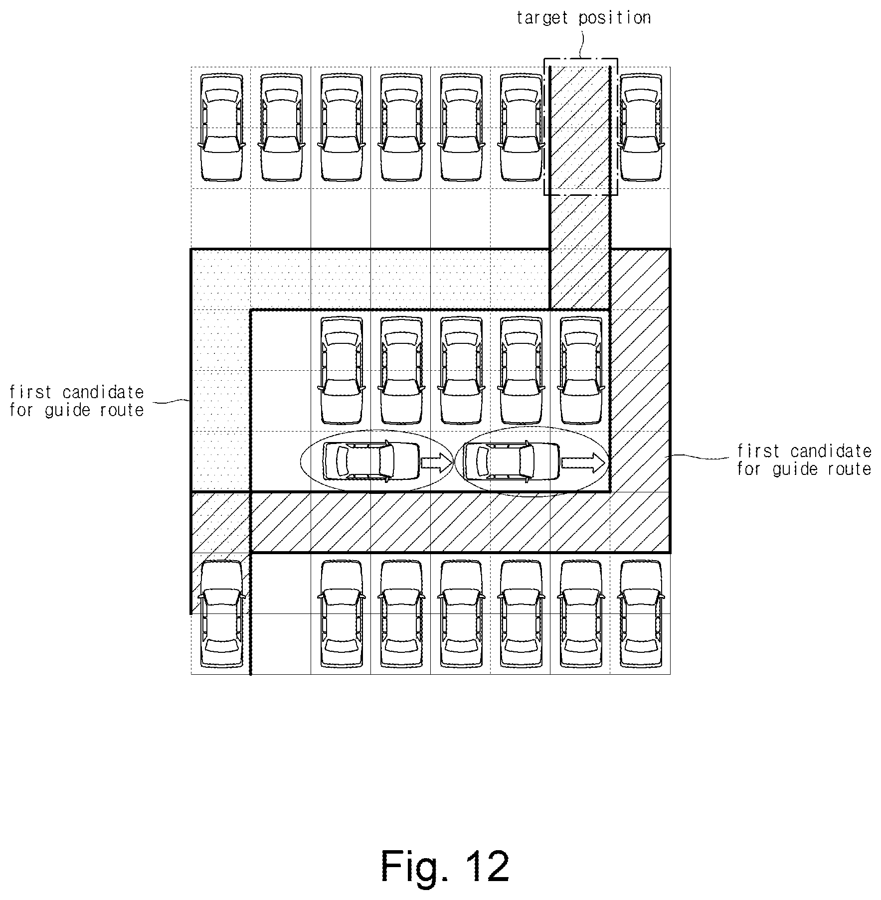 Patent US12139131 Figure 13 – System, method, infrastructure, and vehicle for automated valet parking