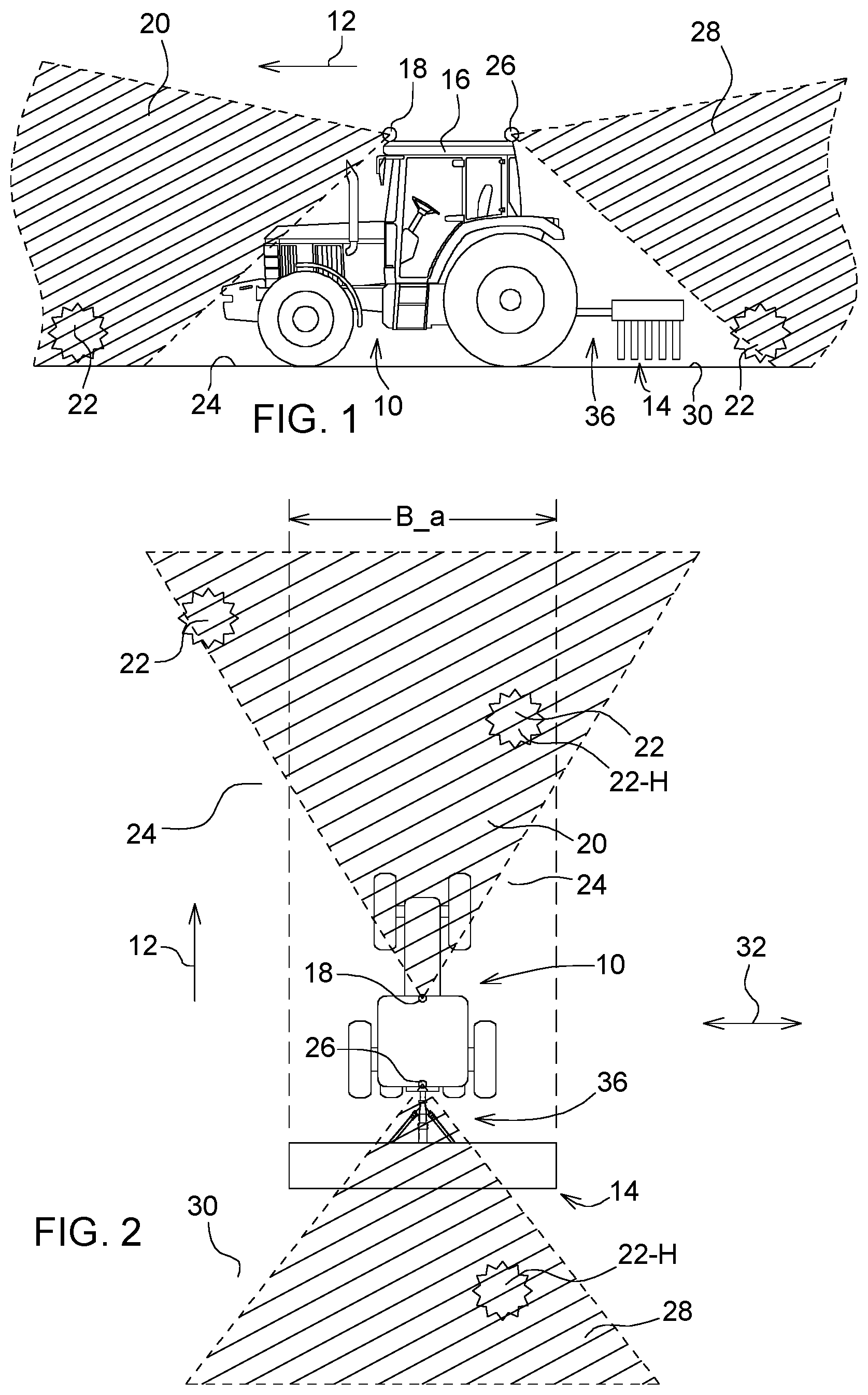 Patent US12139135 Figure 1 – Method for identifying an obstacle
