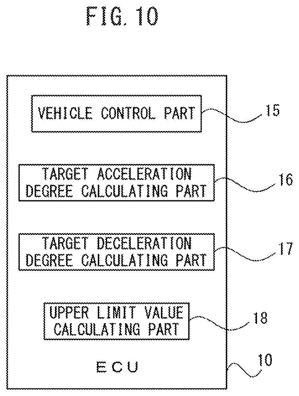 Patent US12139140 Figure 10 – Driving assistance device