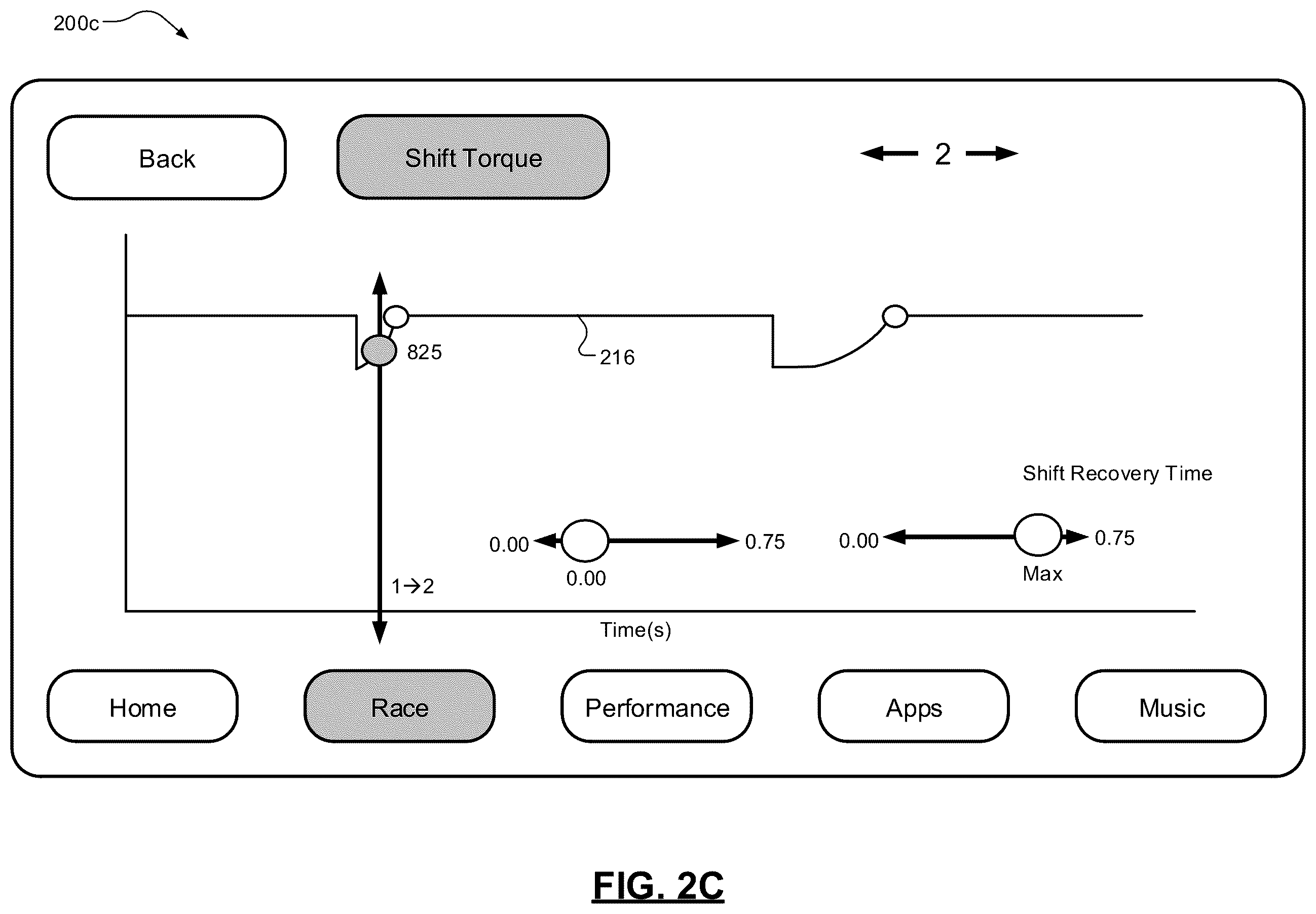 Patent US12139141 Figure 4 – Vehicle launch control driver interface