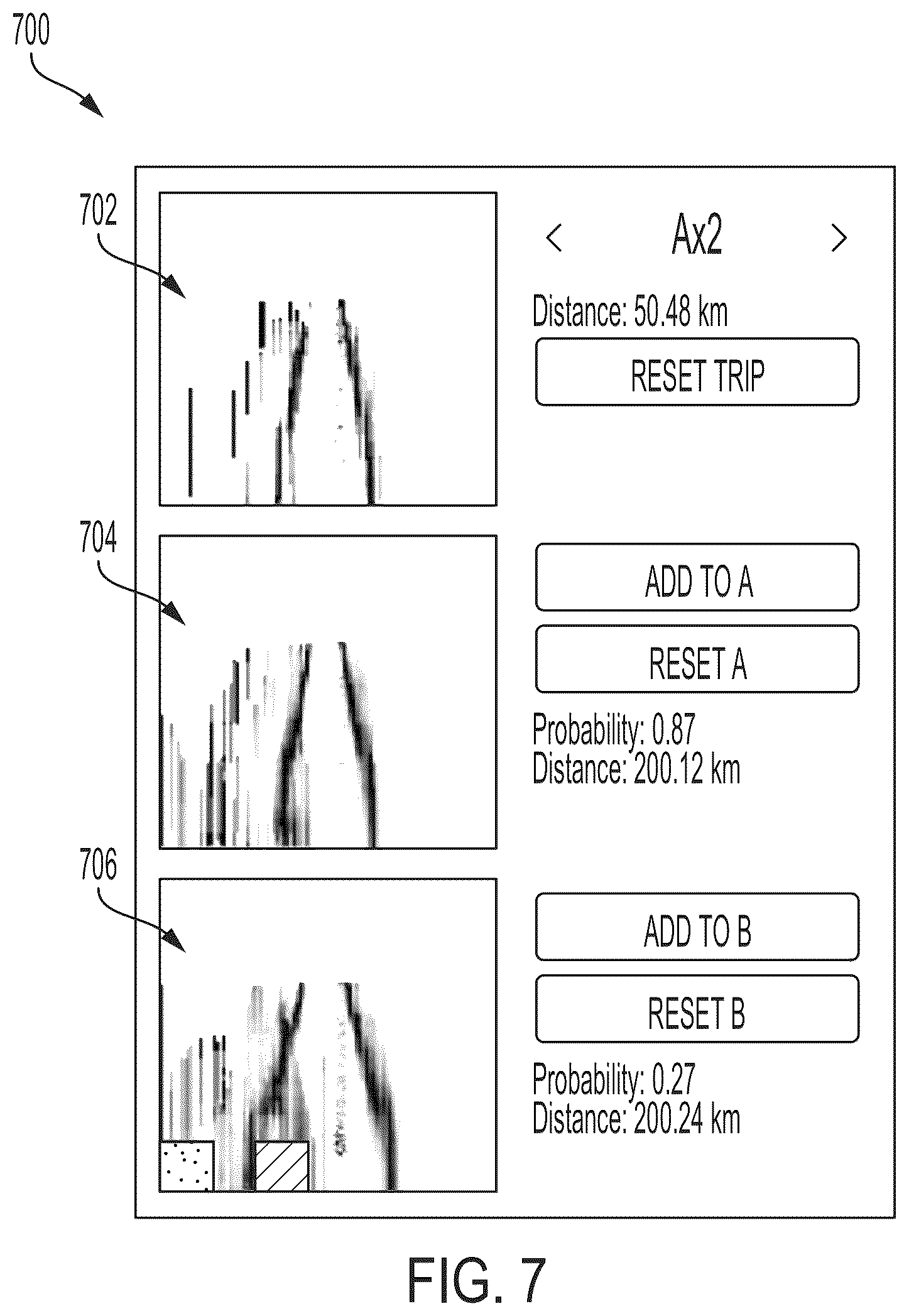 Patent US12139147 Figure 7 – Driver profiling and identification