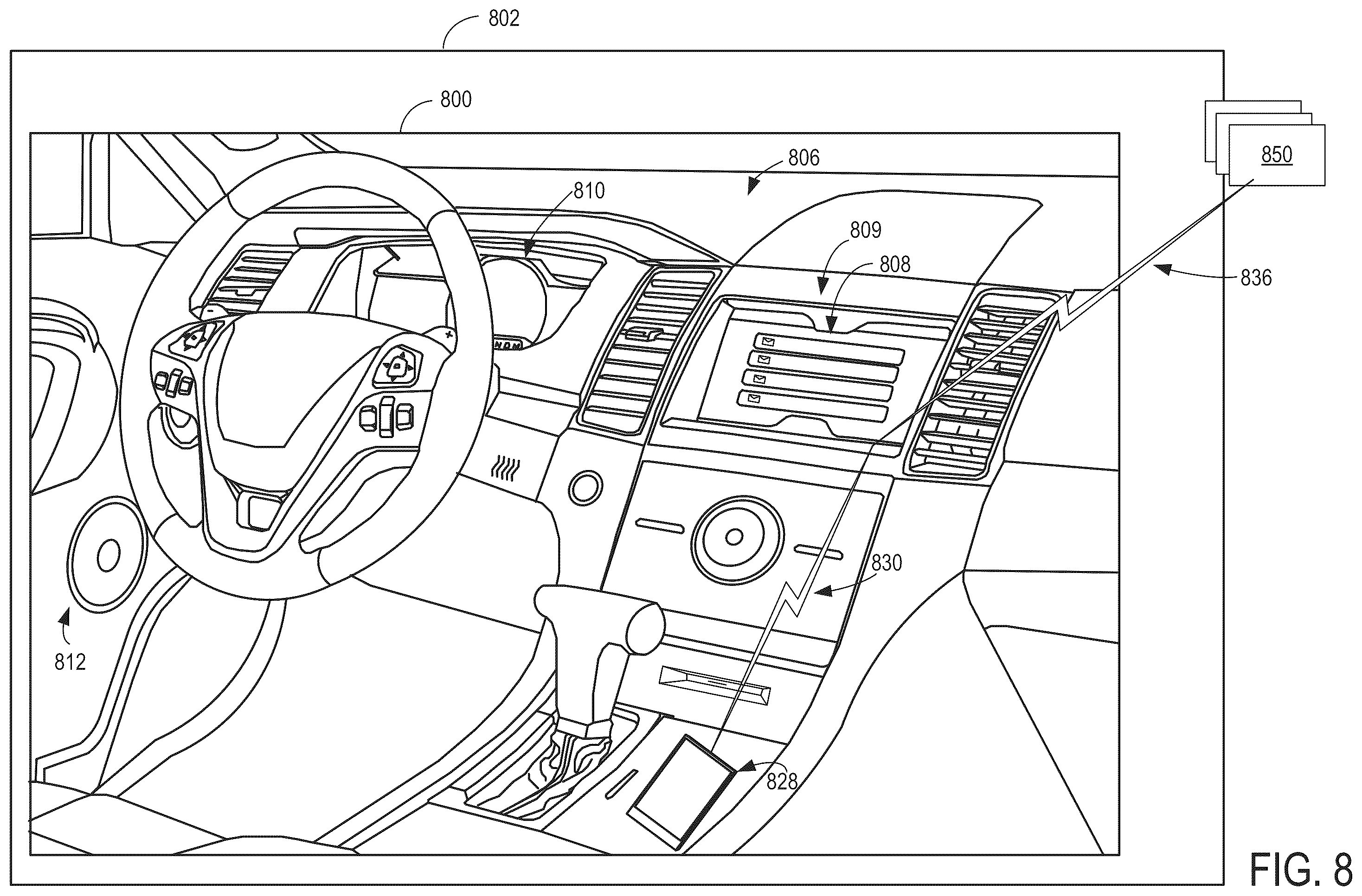 Patent US12139147 Figure 8 – Driver profiling and identification