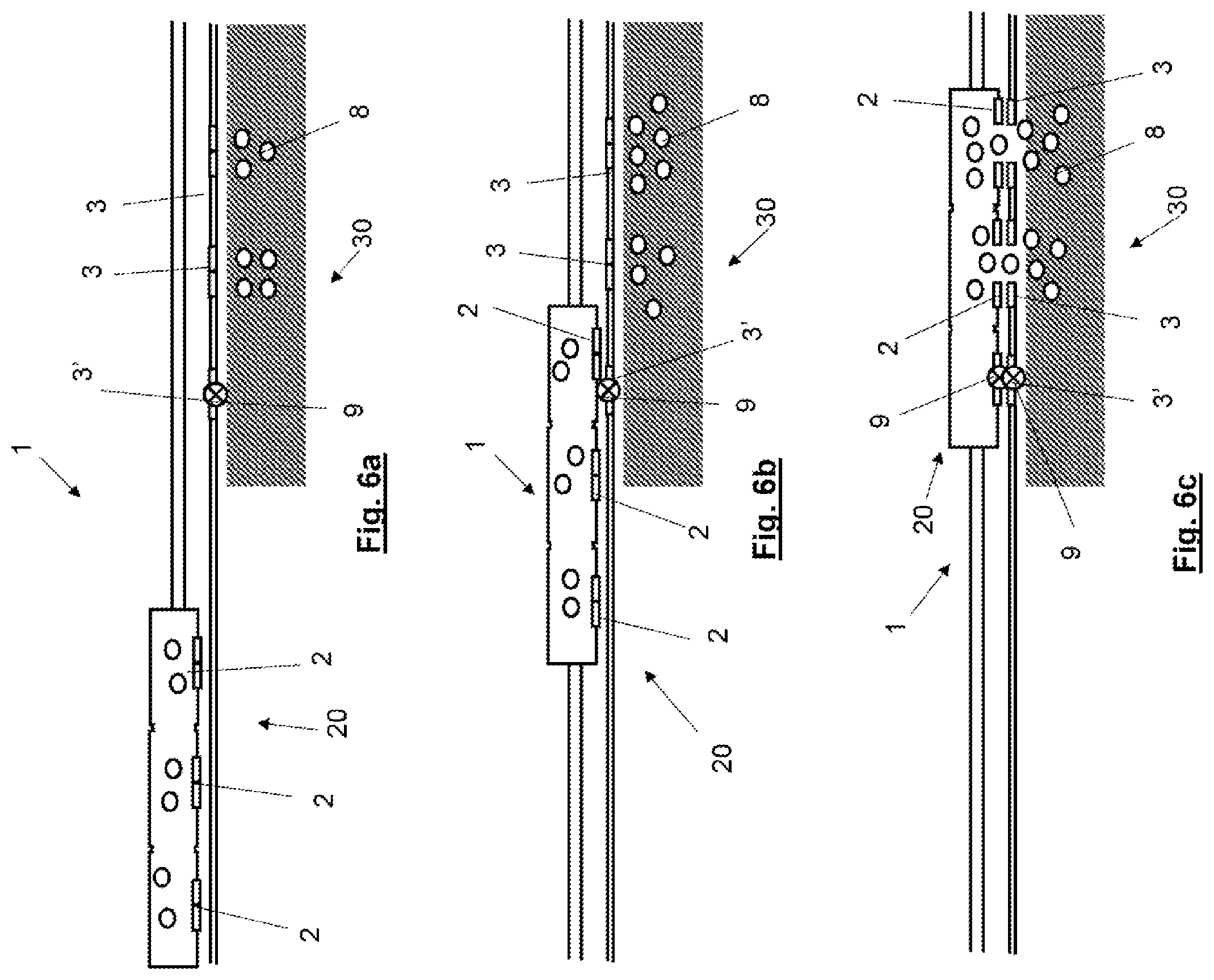Patent US12139175 Figure 6 – System and method for harmonising the operating status of pairs of doors formed by a train door and a platform door