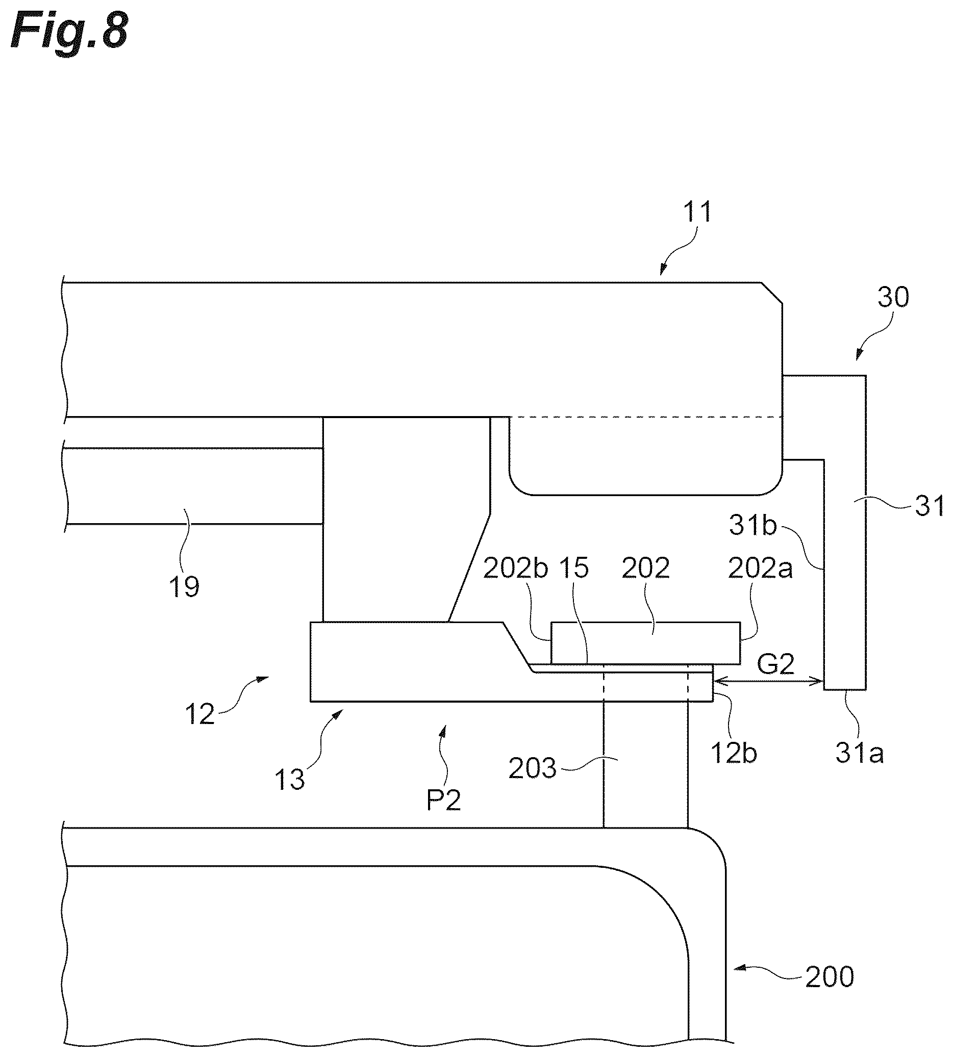 Patent US12139176 Figure 8 – Gripper device, conveyance vehicle, and conveyance method