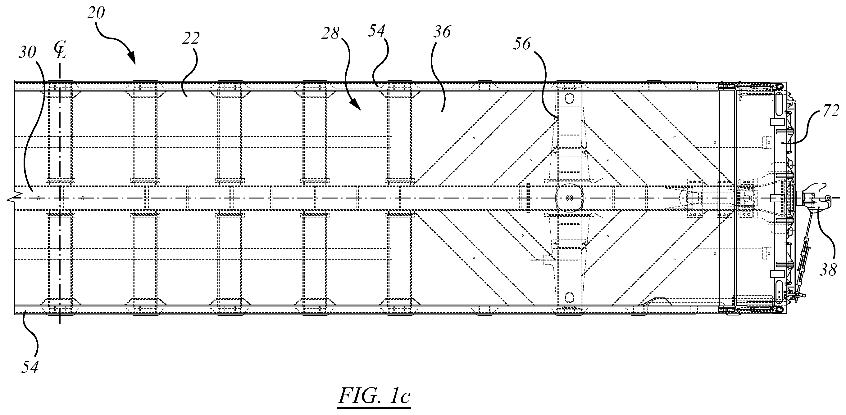 Patent US12139178 Figure 3 – Railroad car and end door assembly therefor