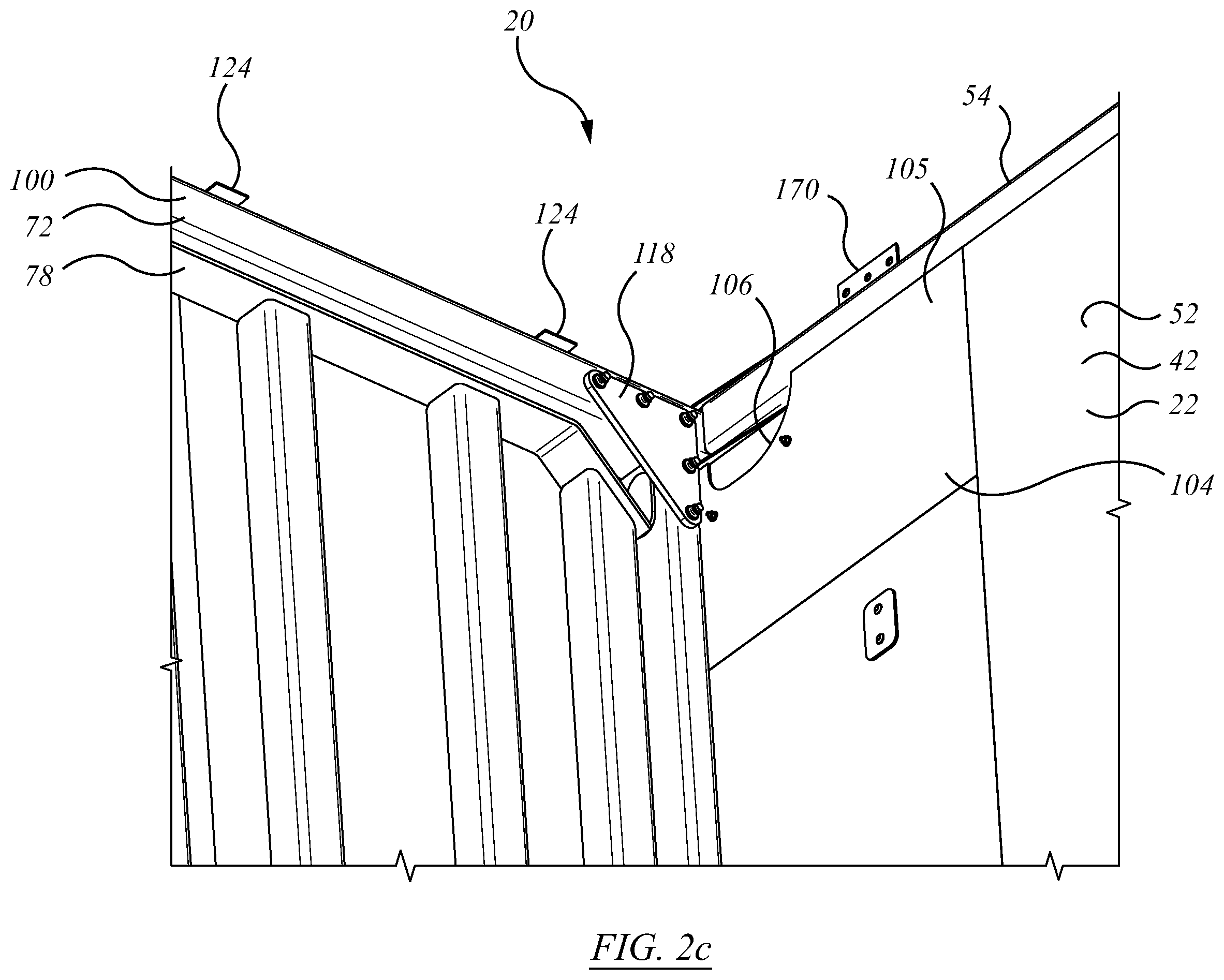 Patent US12139178 Figure 10 – Railroad car and end door assembly therefor
