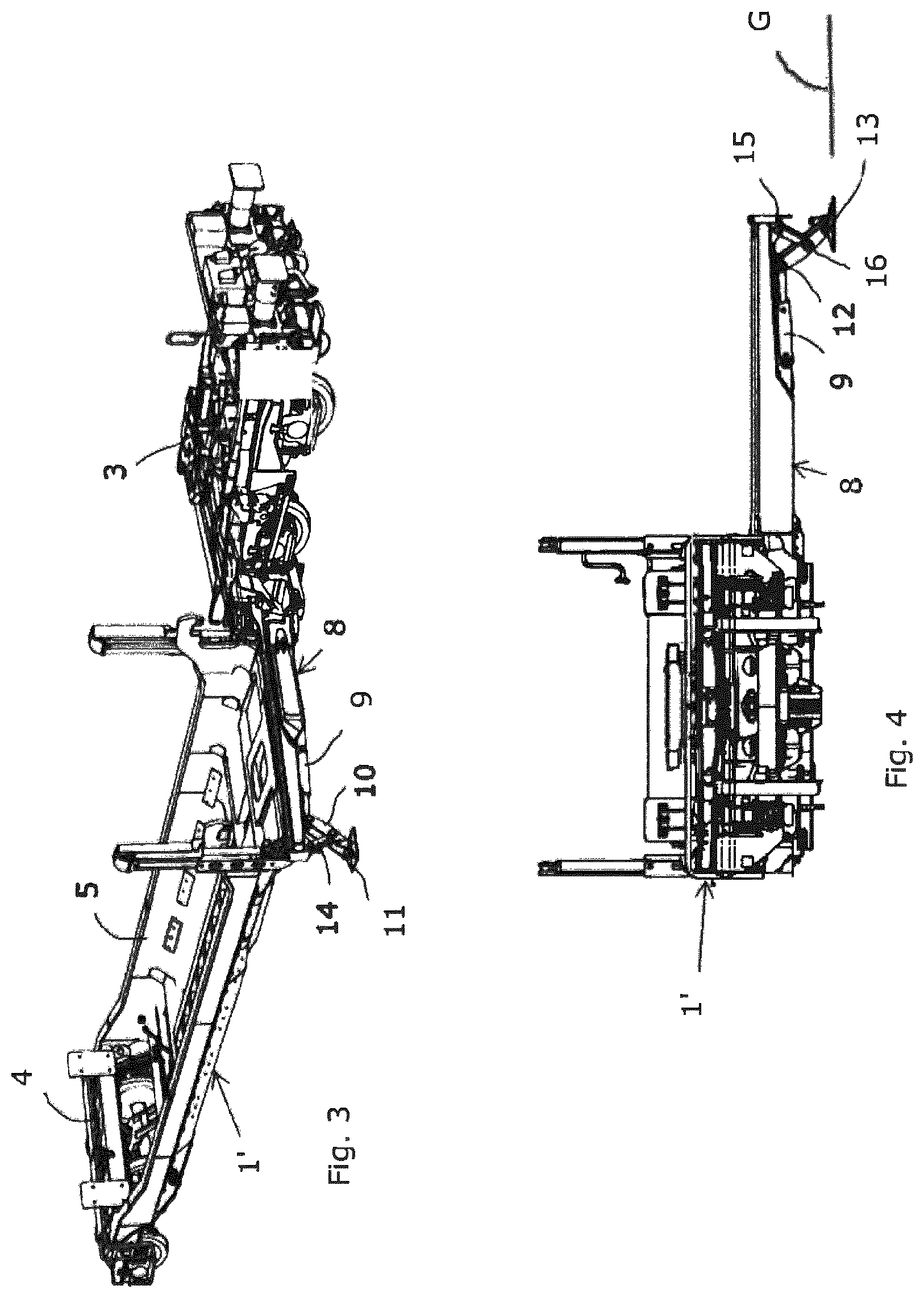 Patent US12139179 Figure 2 – Railway wagon for transportation of semi-trailers and the like