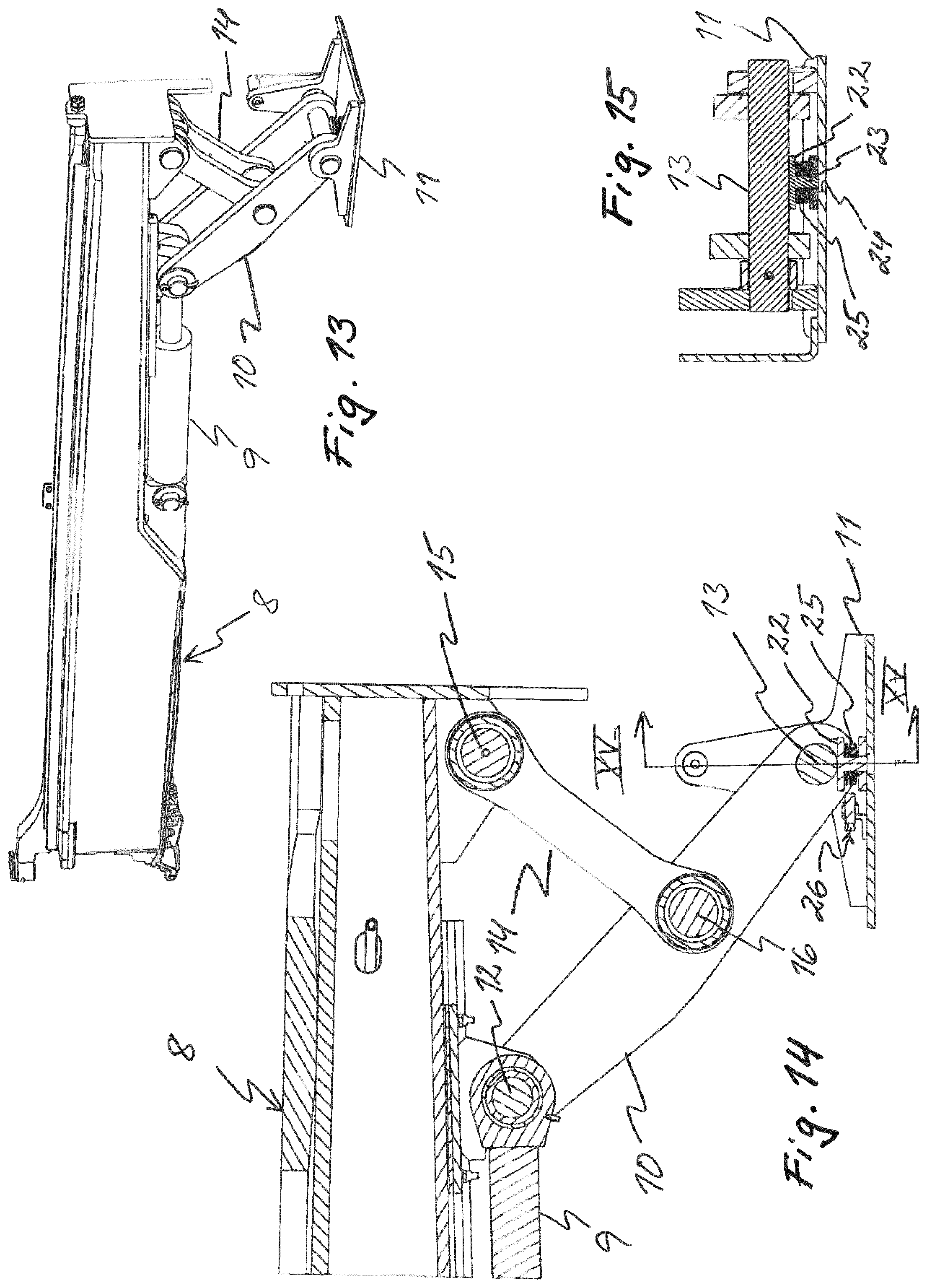 Patent US12139179 Figure 6 – Railway wagon for transportation of semi-trailers and the like