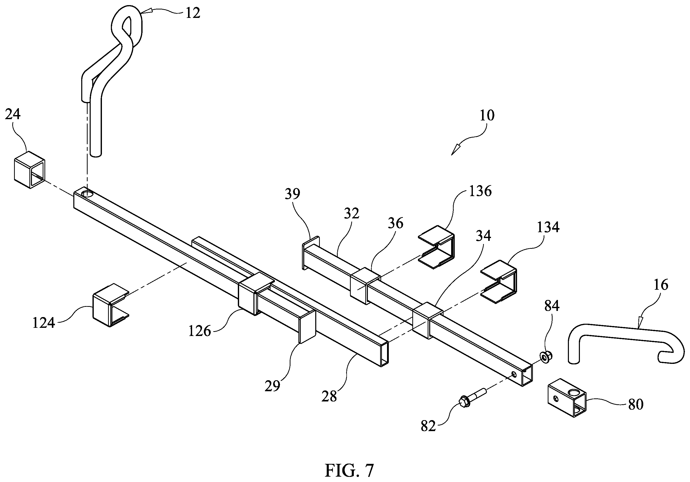 Patent US12139180 Figure 5 – Railcar uncoupling lever apparatus and methods of using the same