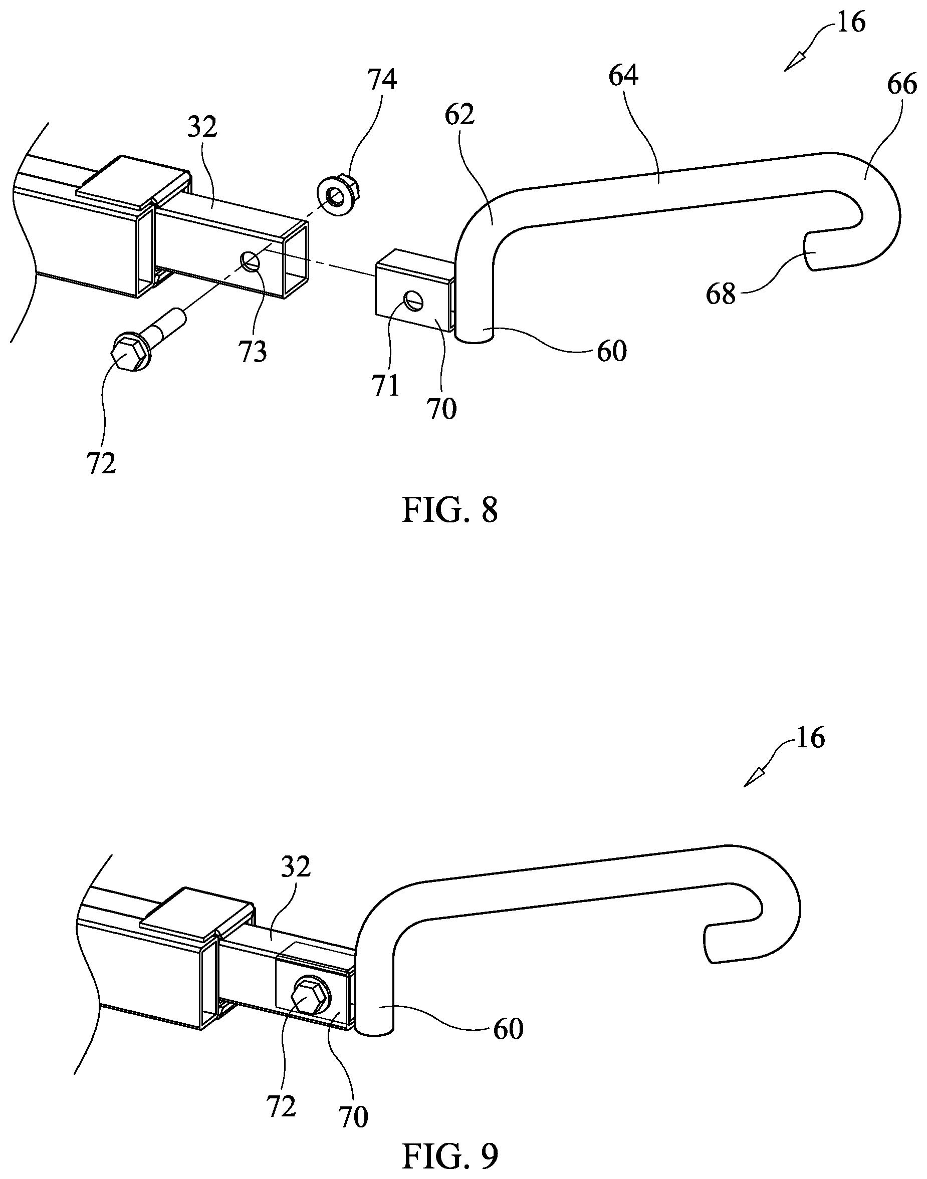 Patent US12139180 Figure 6 – Railcar uncoupling lever apparatus and methods of using the same
