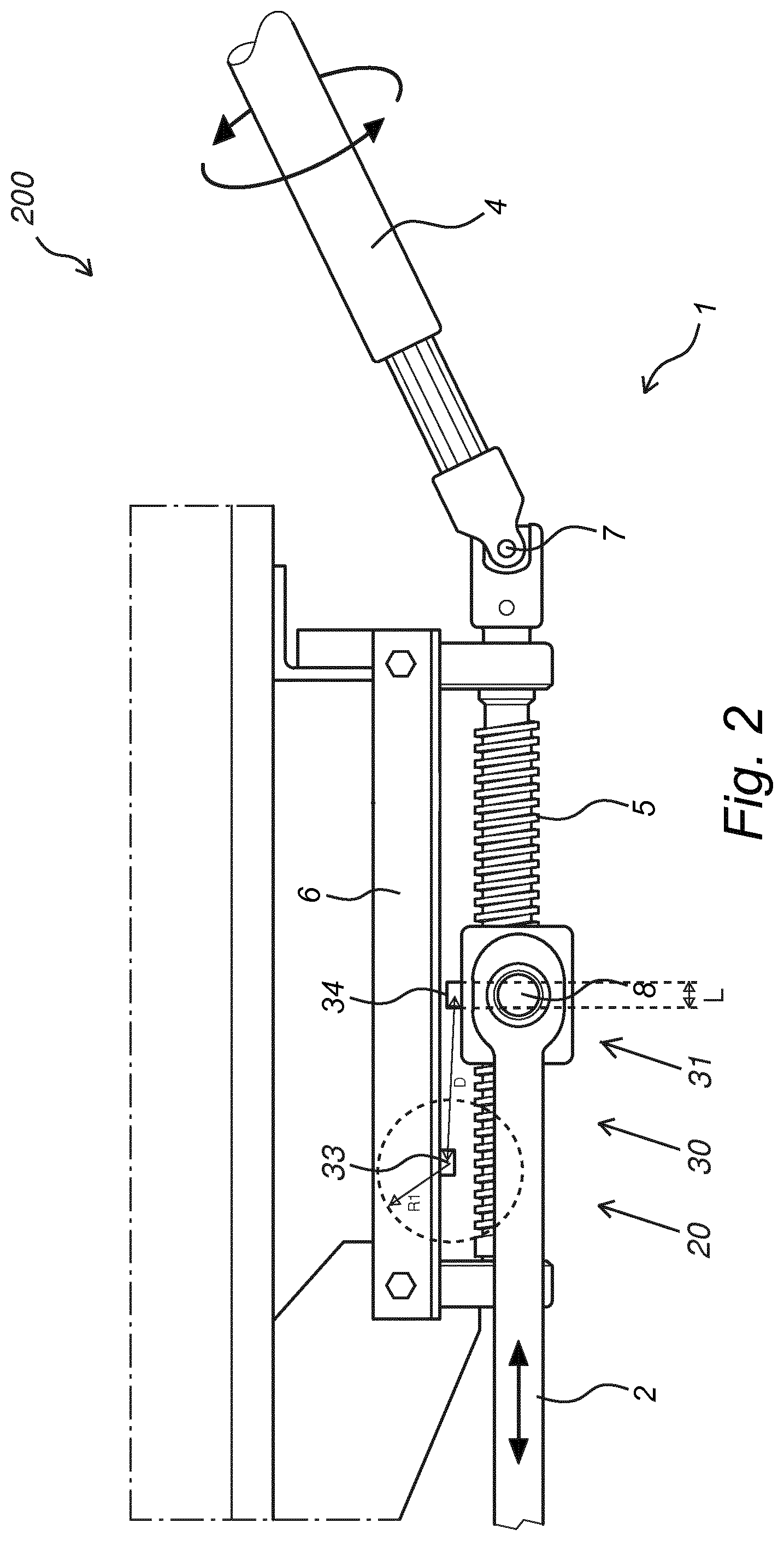 Patent US12139181 Figure 2 – Method and system for monitoring of rail wagon hand brake