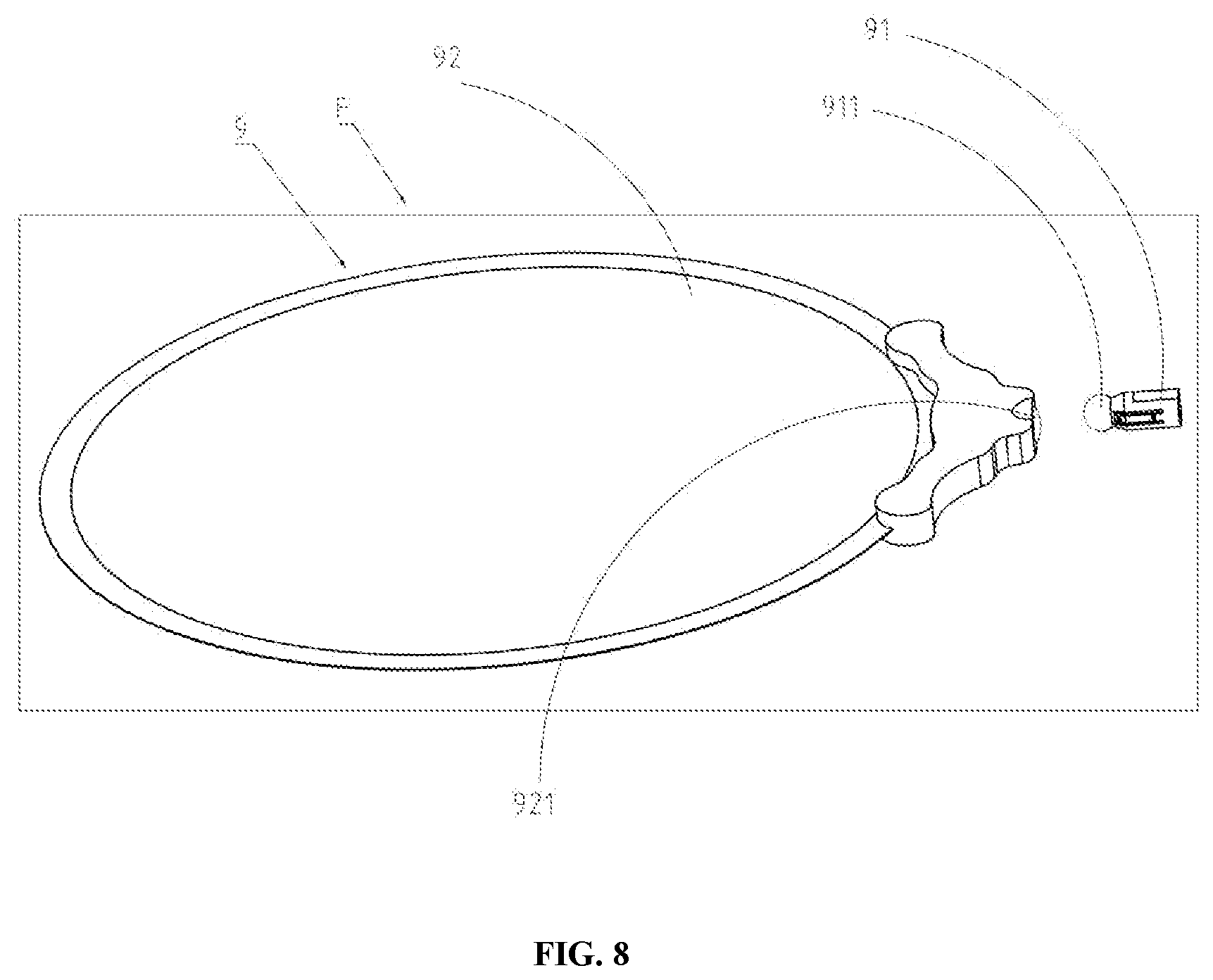 Patent US12139186 Figure 8 – Baby walker
