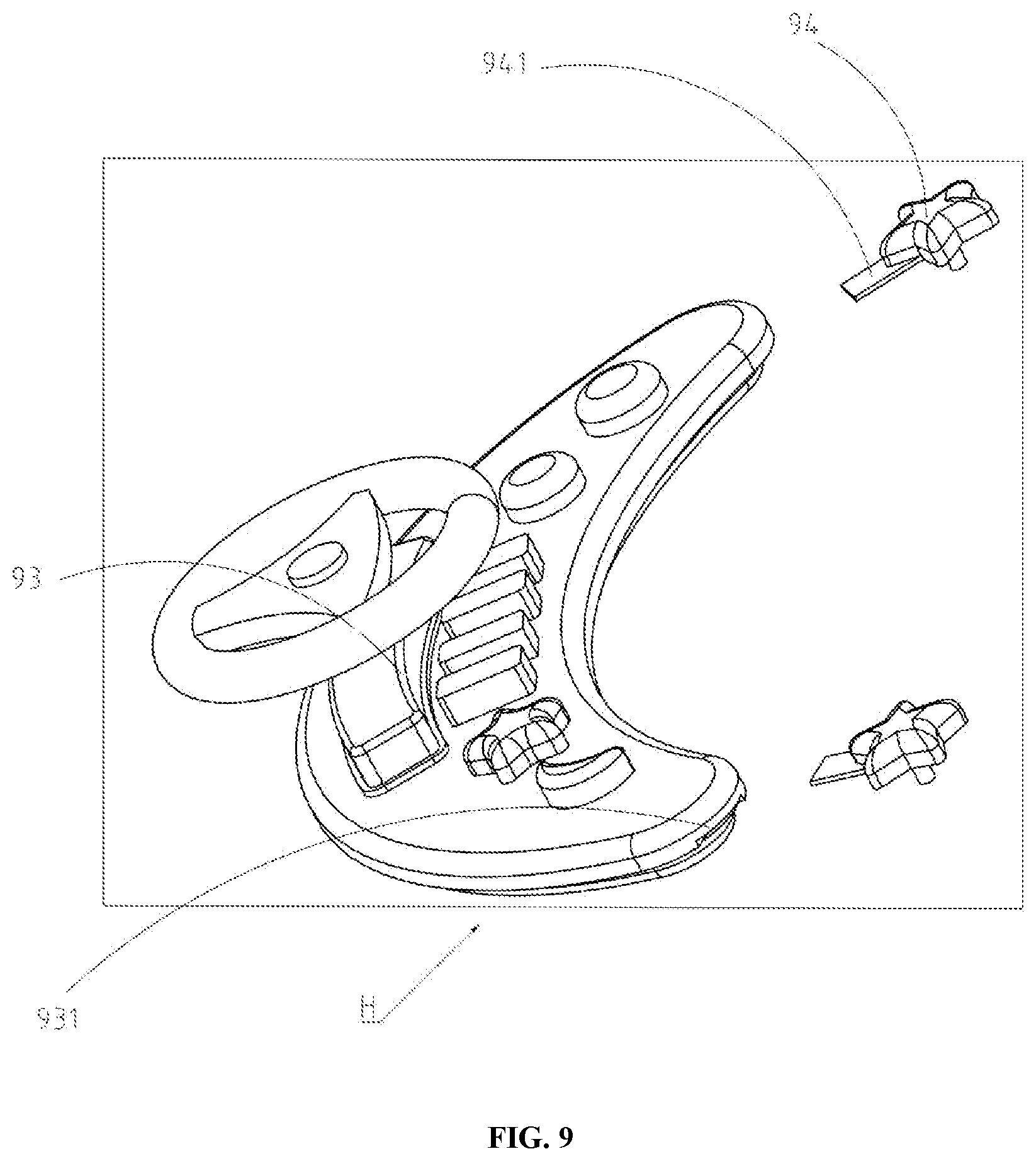 Patent US12139186 Figure 9 – Baby walker