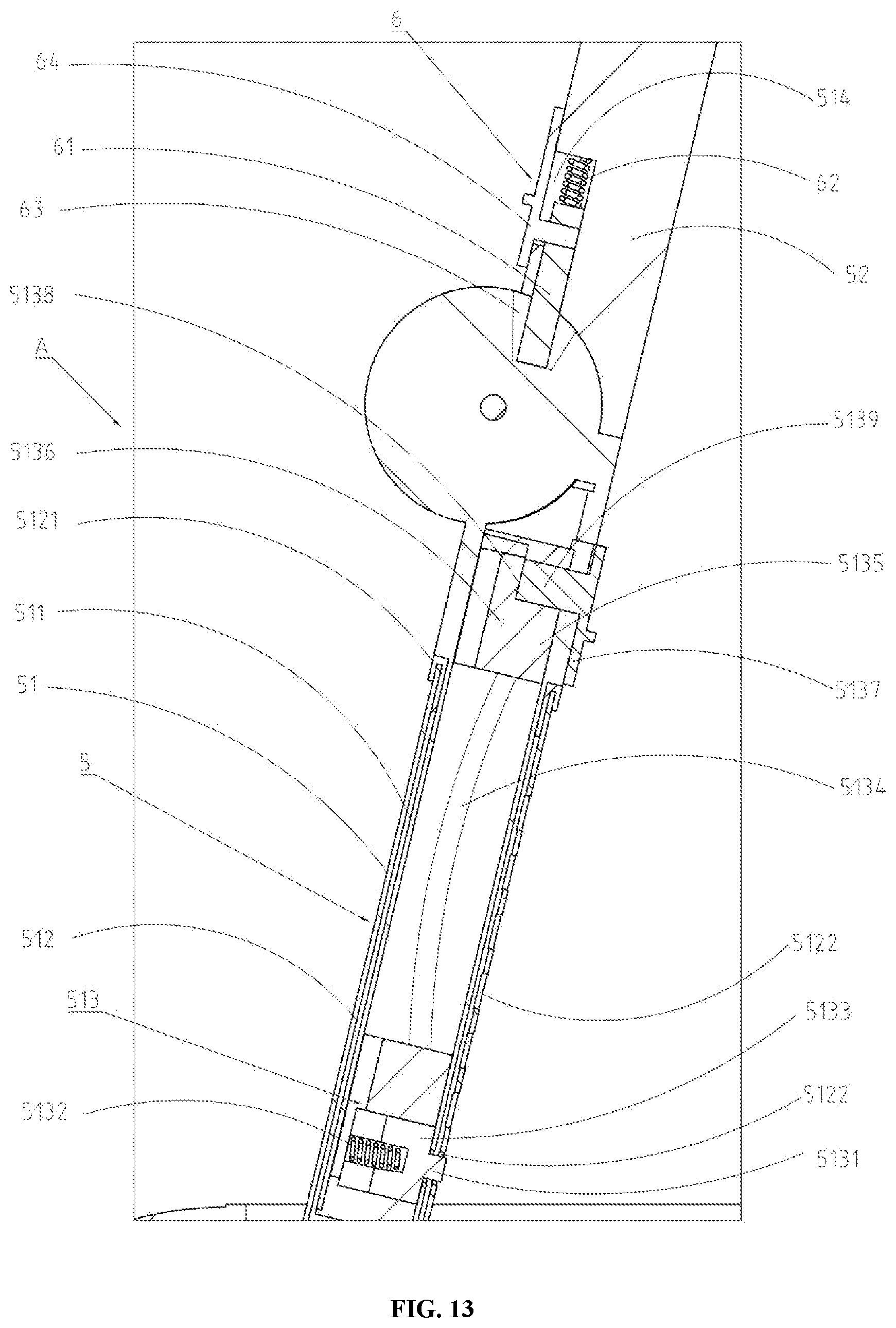 Patent US12139186 Figure 13 – Baby walker