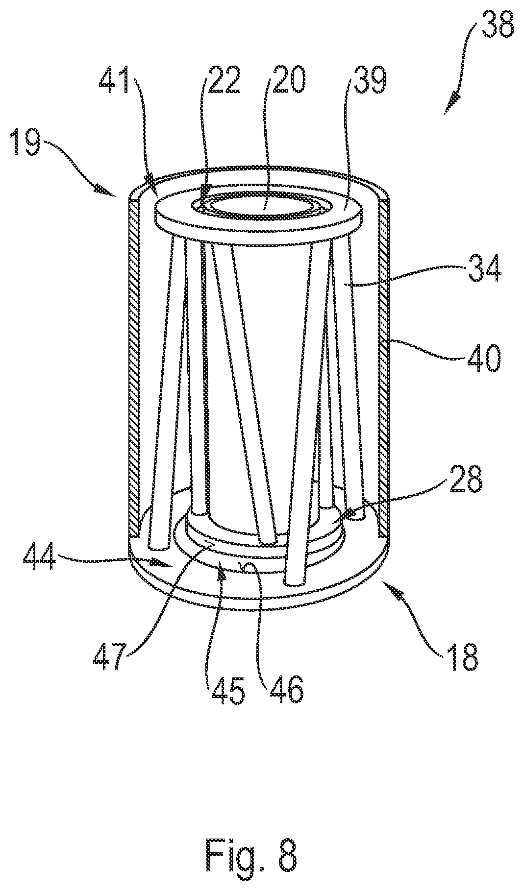 Patent US12139189 Figure 8 – Spindle device and steering device having such a spindle device
