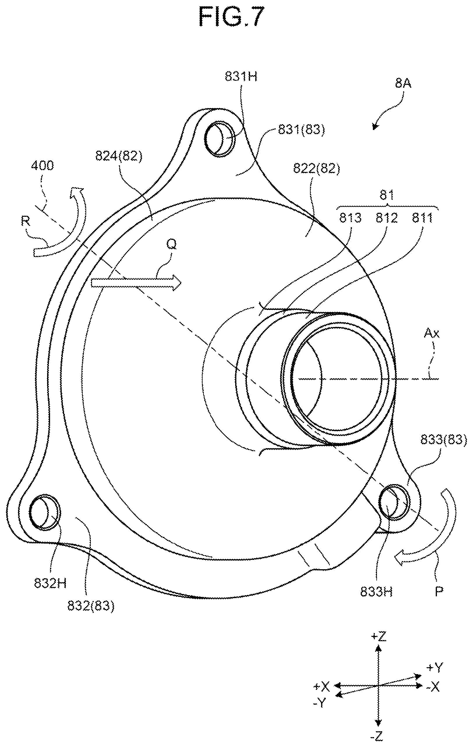 Patent US12139190 Figure 7 – Steering device