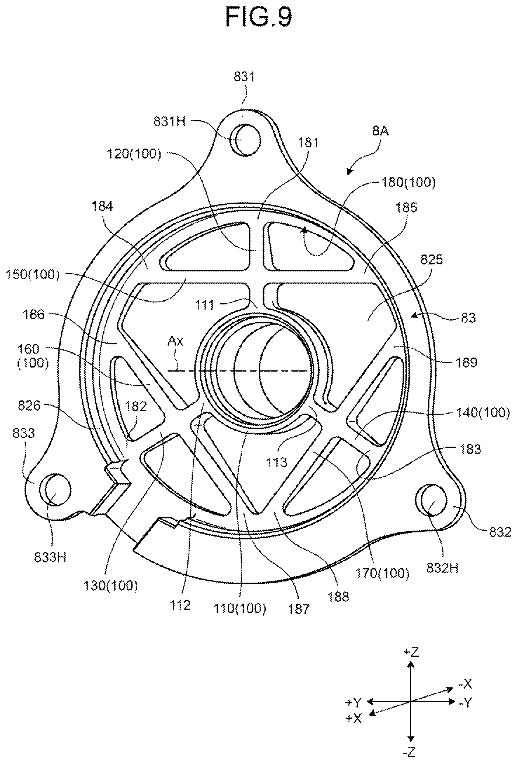 Patent US12139190 Figure 9 – Steering device