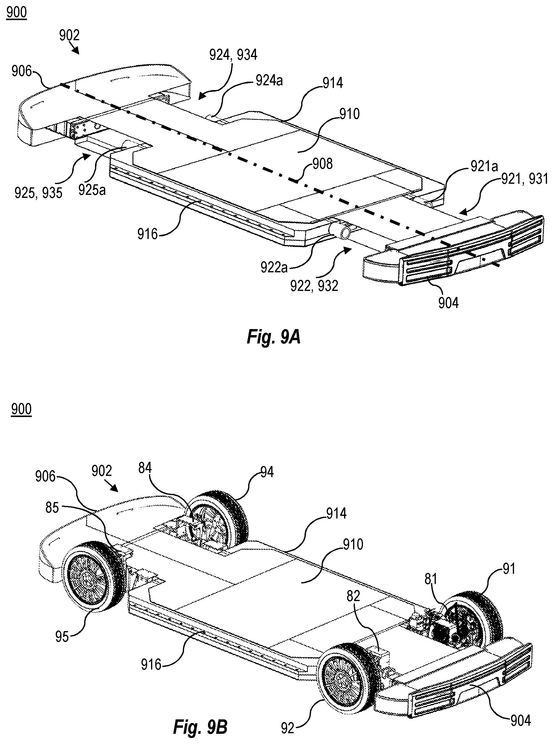 Patent US12139198 Figure 16 – Vehicle chassis platform
