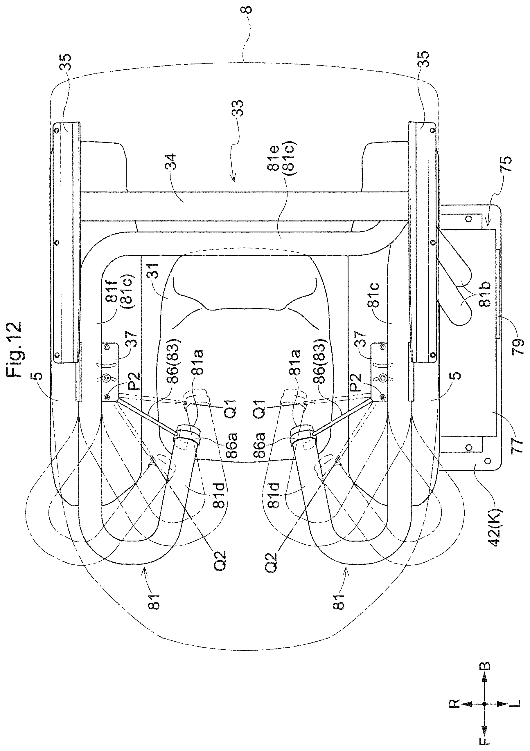 Patent US12139204 Figure 12 – Work vehicle