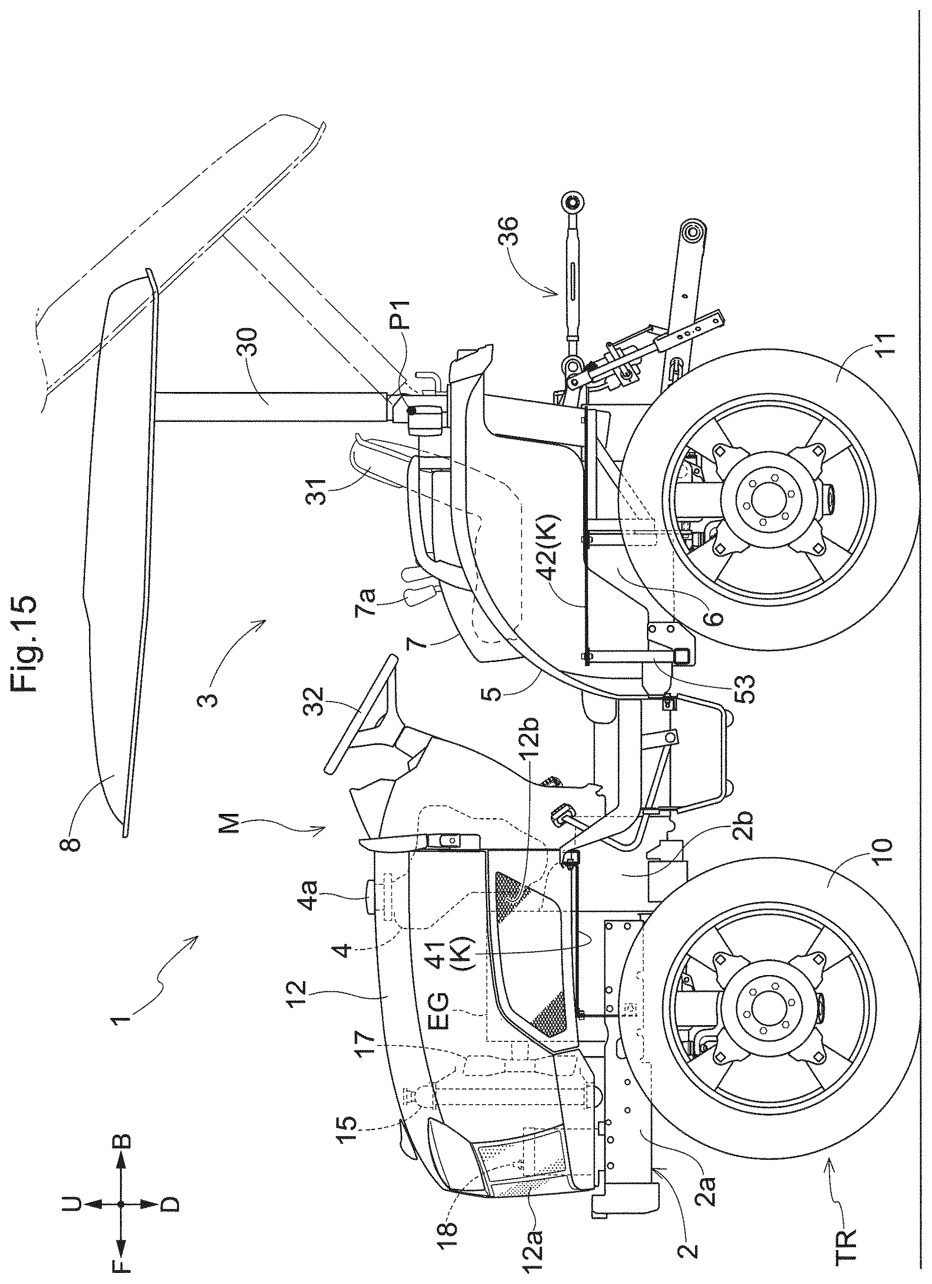 Patent US12139204 Figure 14 – Work vehicle