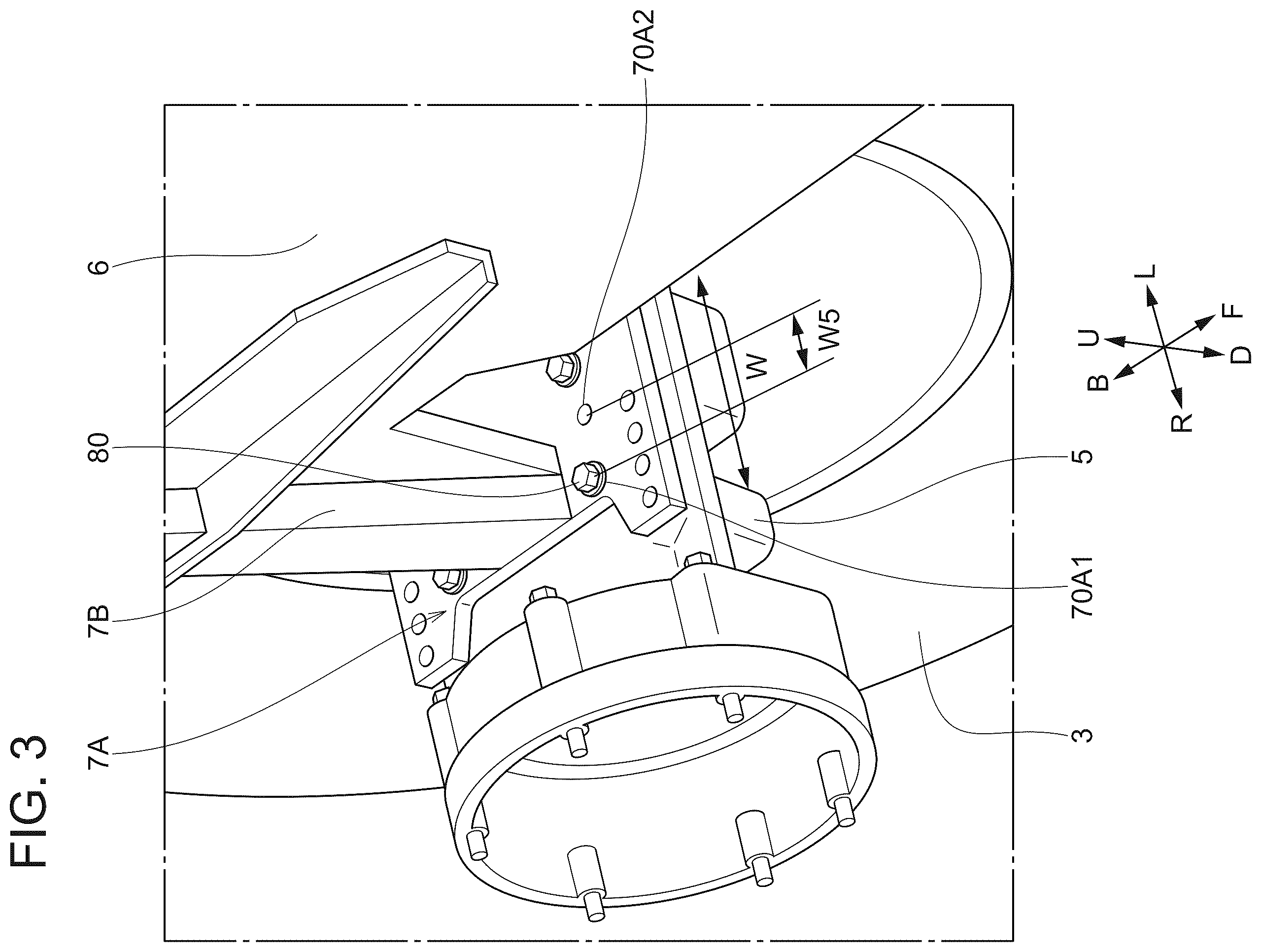 Patent US12139205 Figure 3 – Work vehicle