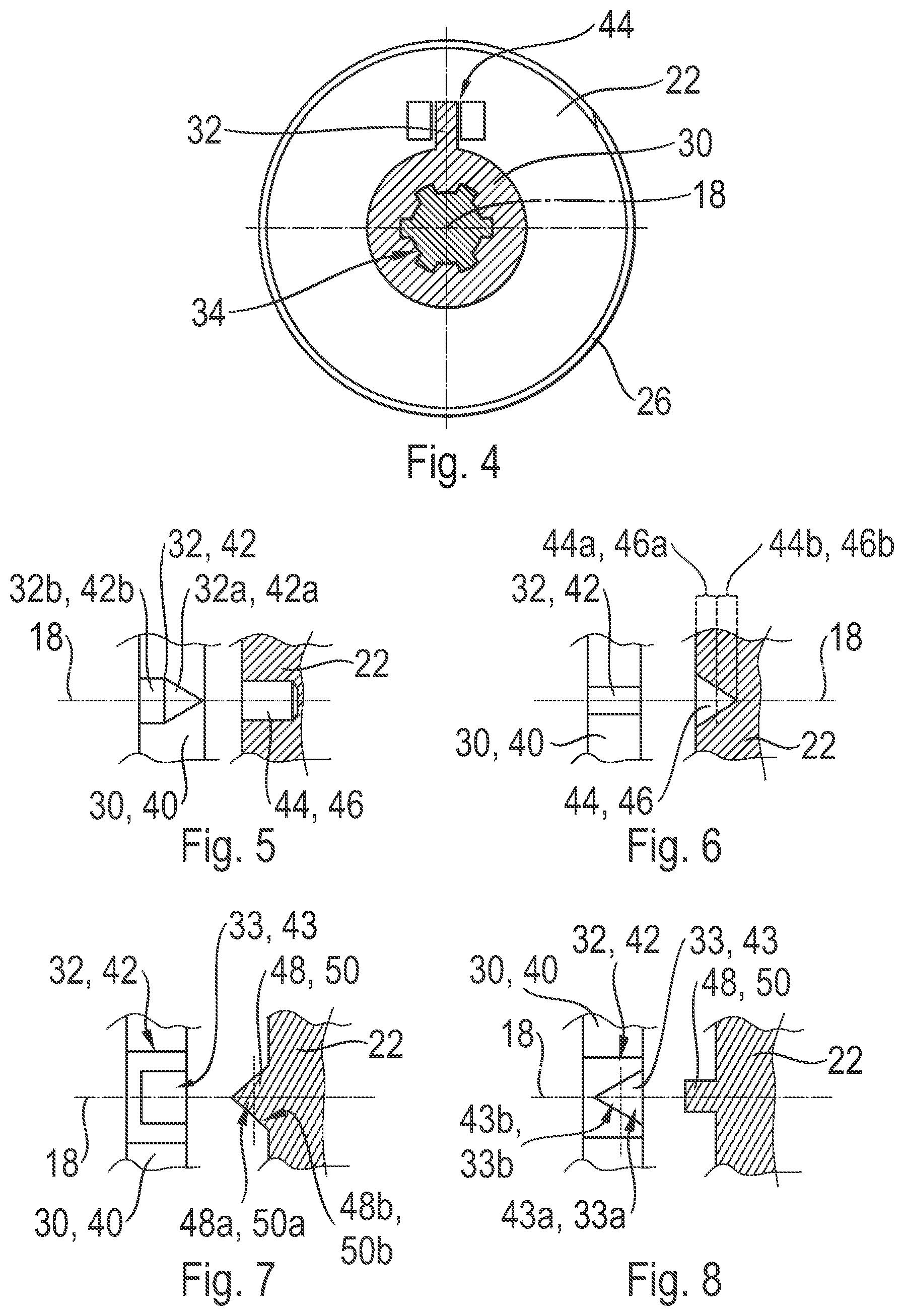 Patent US12139206 Figure 2 – Rotation limitation module and steering wheel module for a steer-by-wire steering system