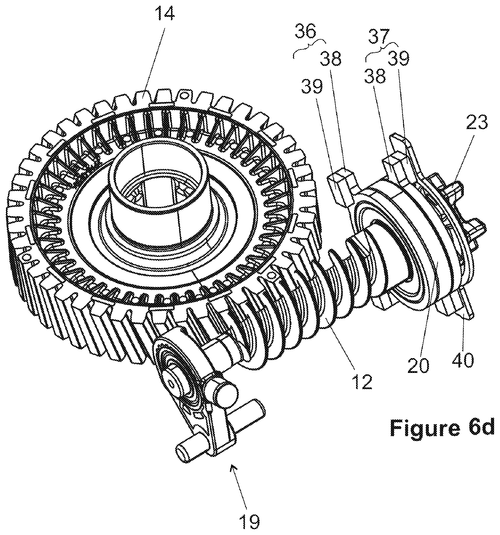 Patent US12139210 Figure 7 – Bearing assembly