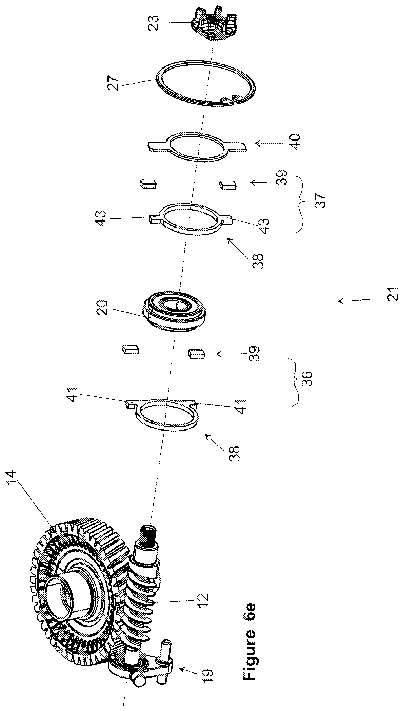 Patent US12139210 Figure 8 – Bearing assembly