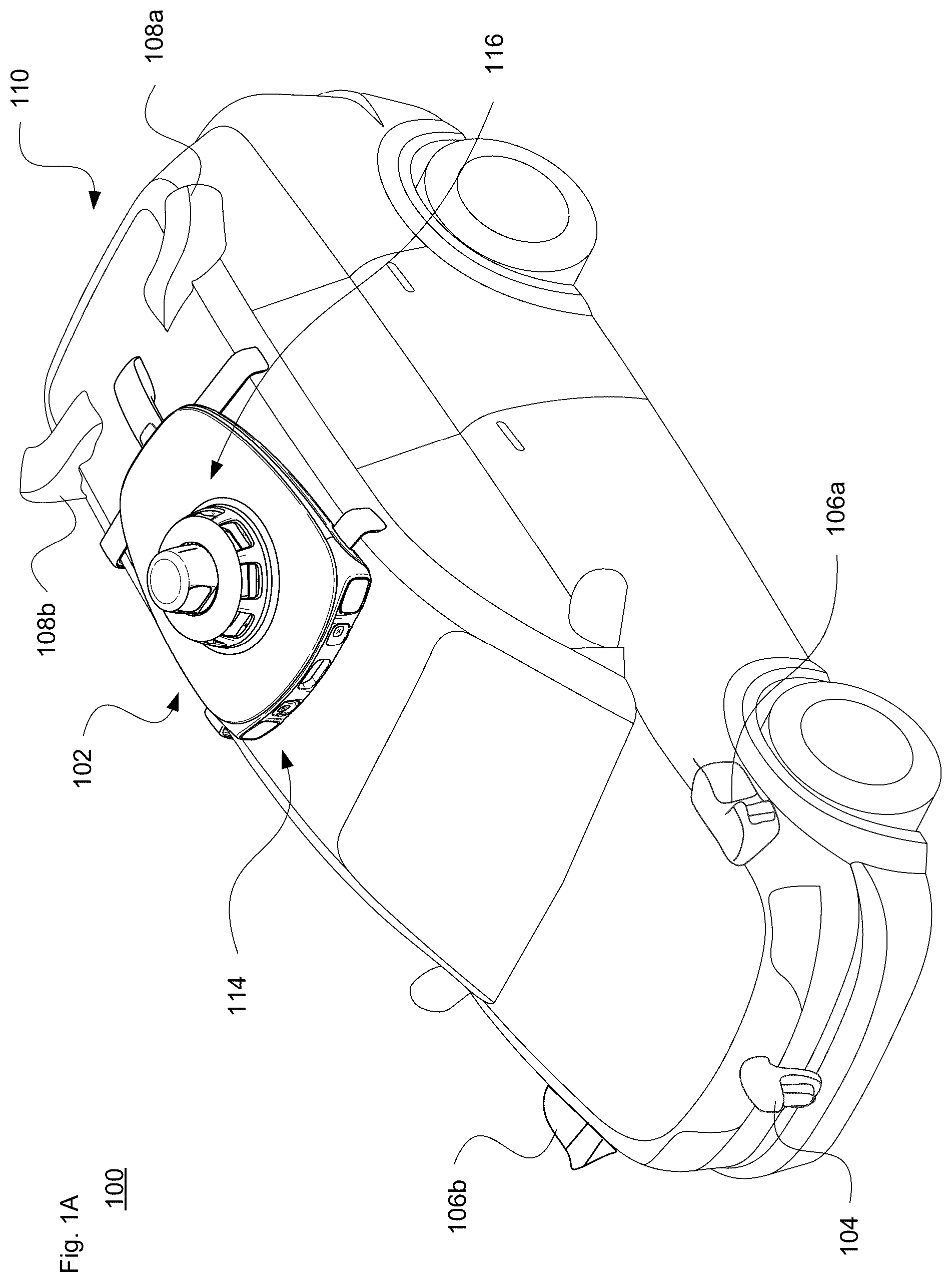 Patent US12139215 — Method for detection and mitigation of blocked steering actuator — Figure 1