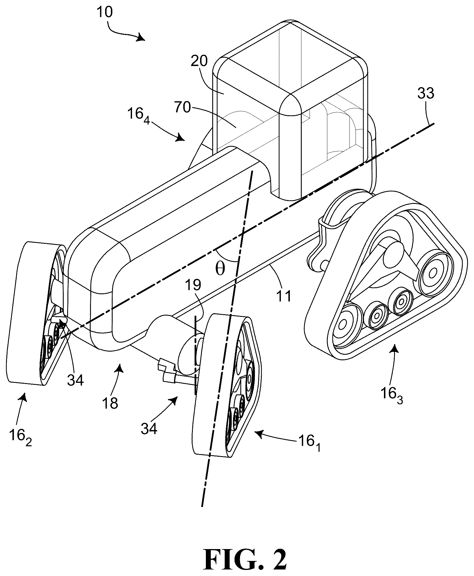 Patent US12139216 Figure 2 – System and method for controlling a track system for traction of a vehicle