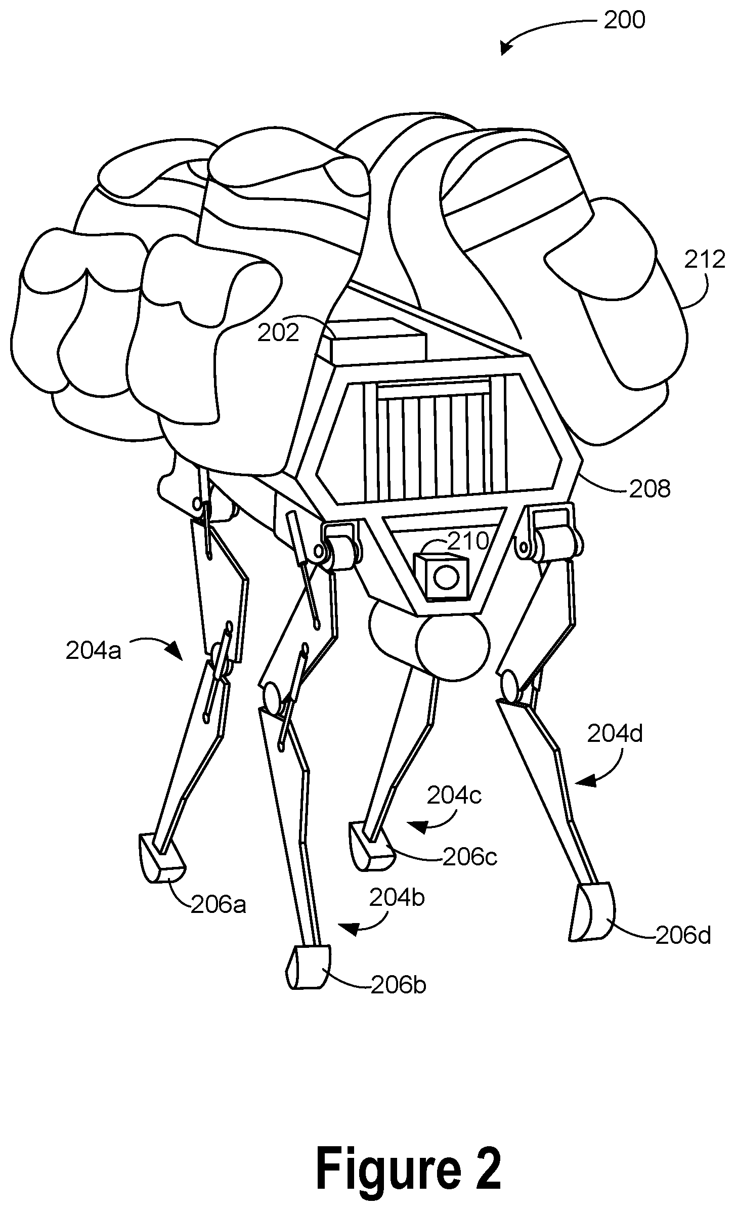 Patent US12139217 Figure 2 – Slip detection for robotic locomotion