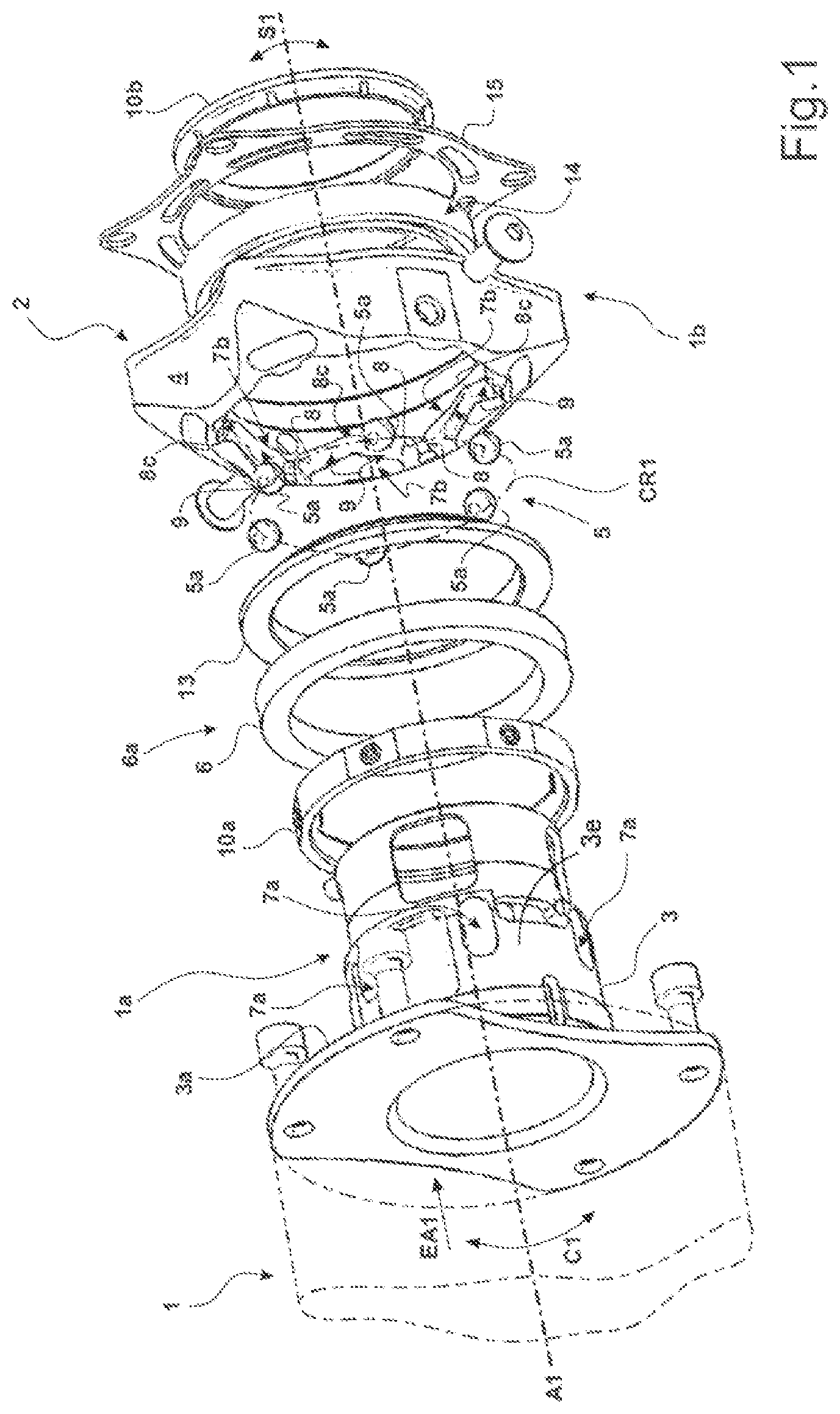 Patent US12139224 — Method and system for neutralising rising jolts supported by a vehicle steering column — Figure 1