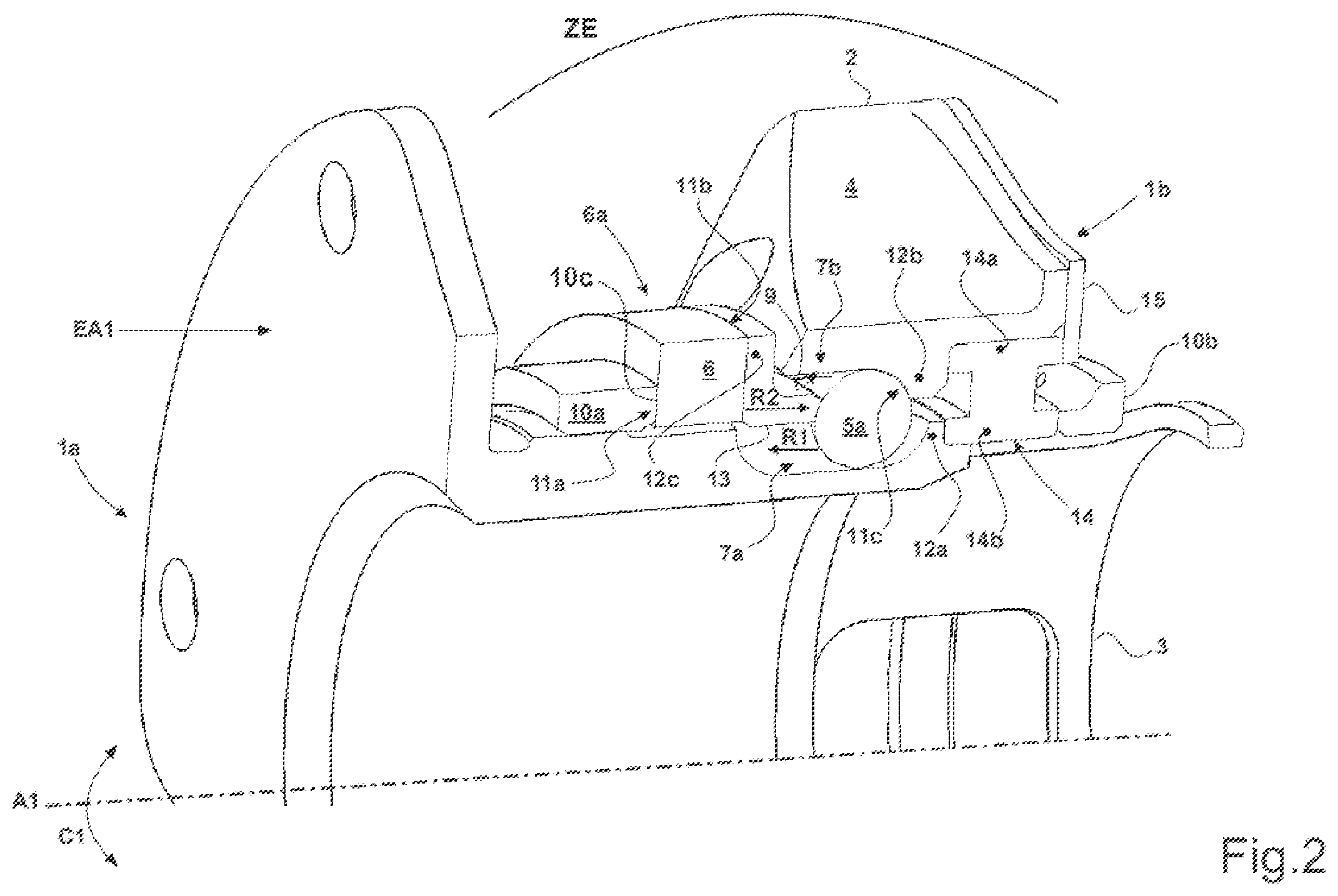 Patent US12139224 Figure 3 – Method and system for neutralising rising jolts supported by a vehicle steering column