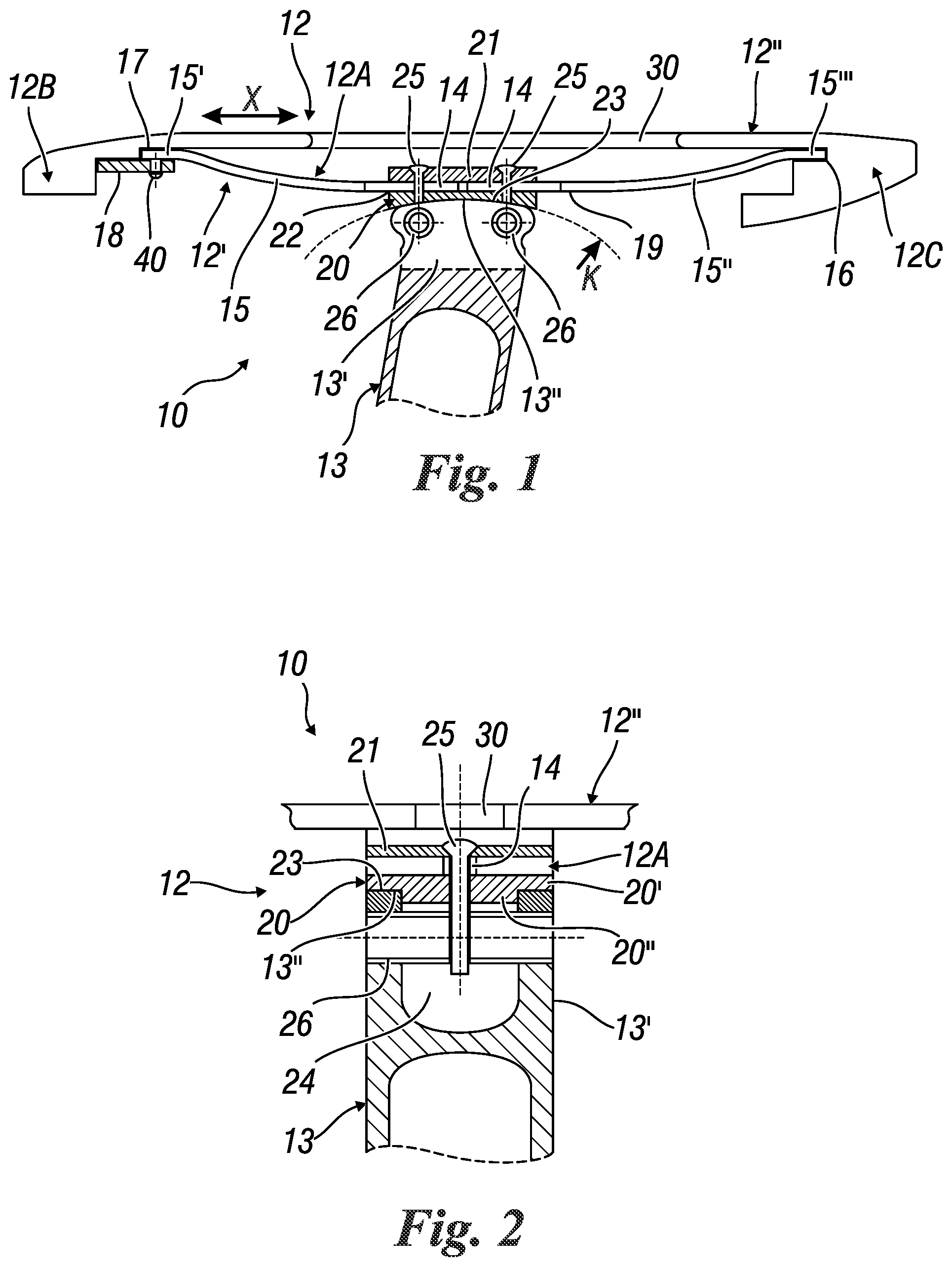 Patent US12139226 Figure 1 – Bicycle saddle assembly